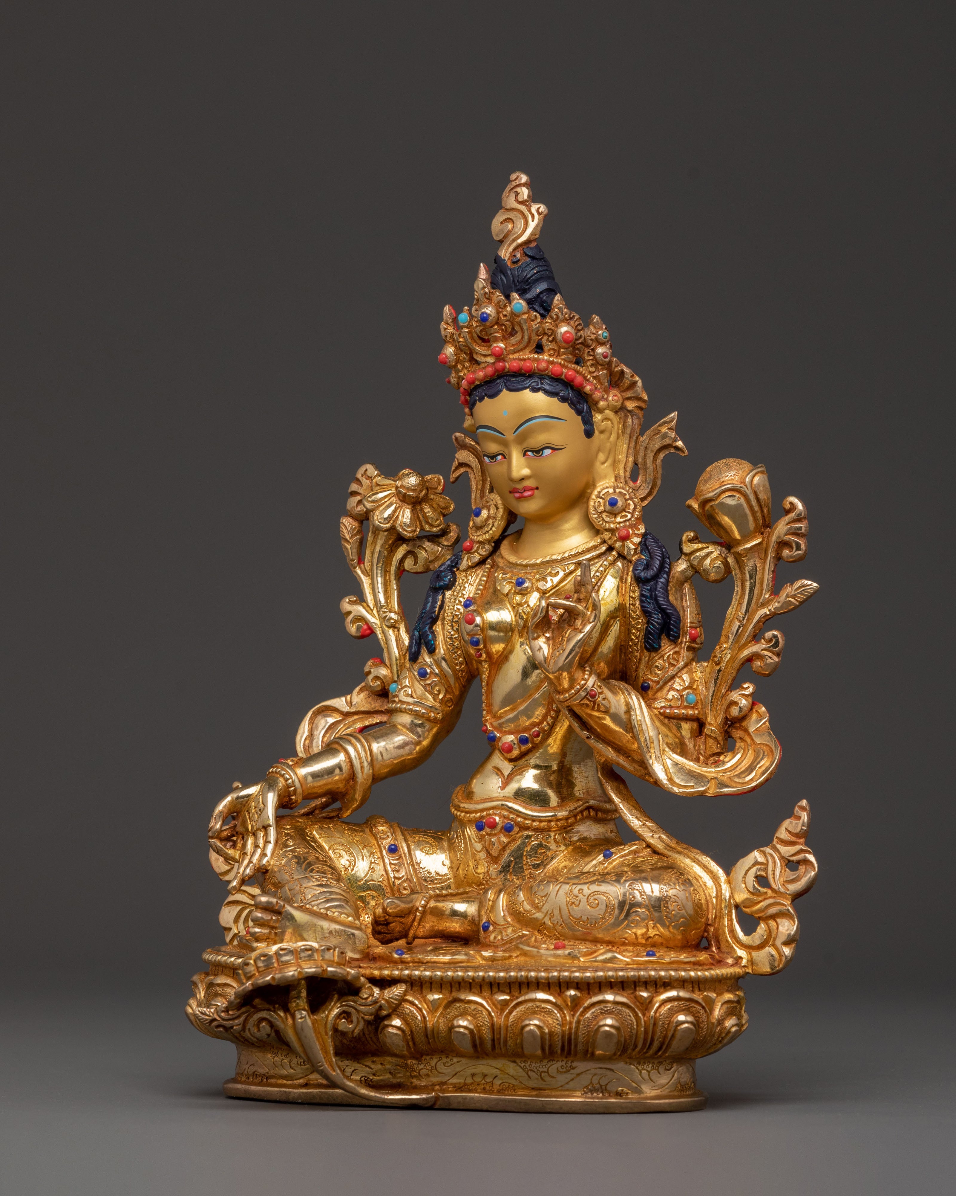 Sacred Green Tara Statue | Mother Figure