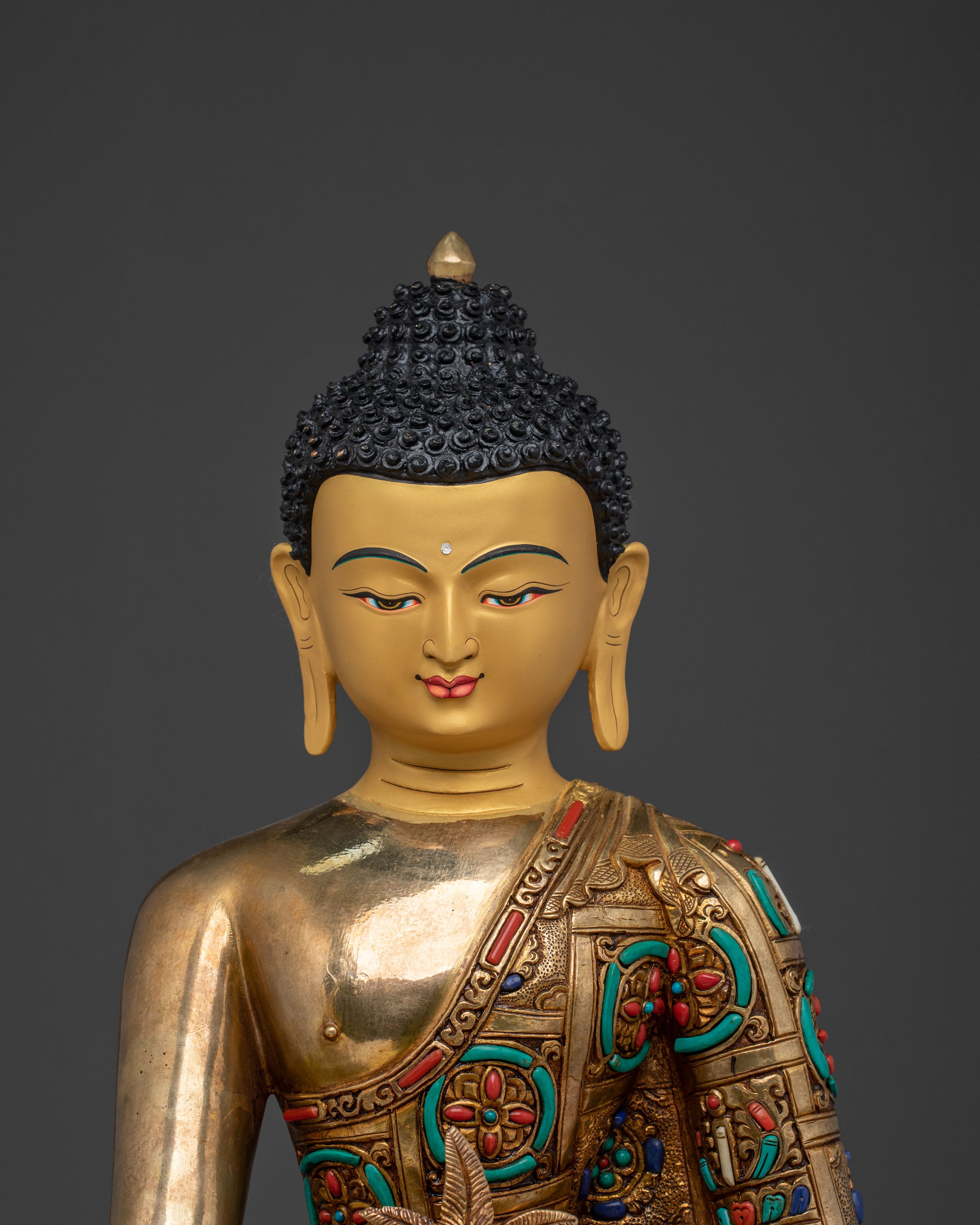 Medicine Buddha Sculpture | Radiant Spiritual Healer