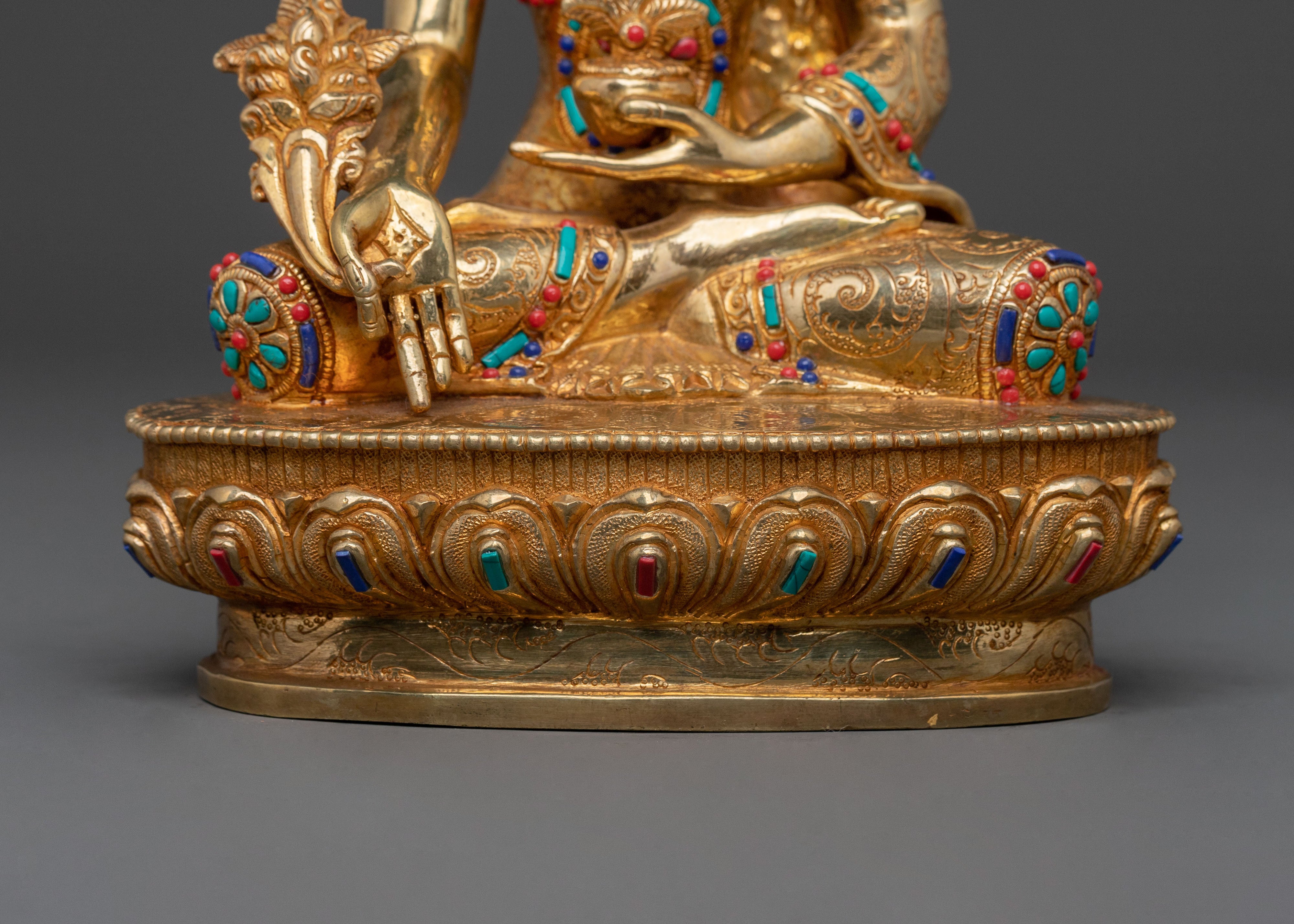 Medicine Buddha Statue: Health Blessing Figurine