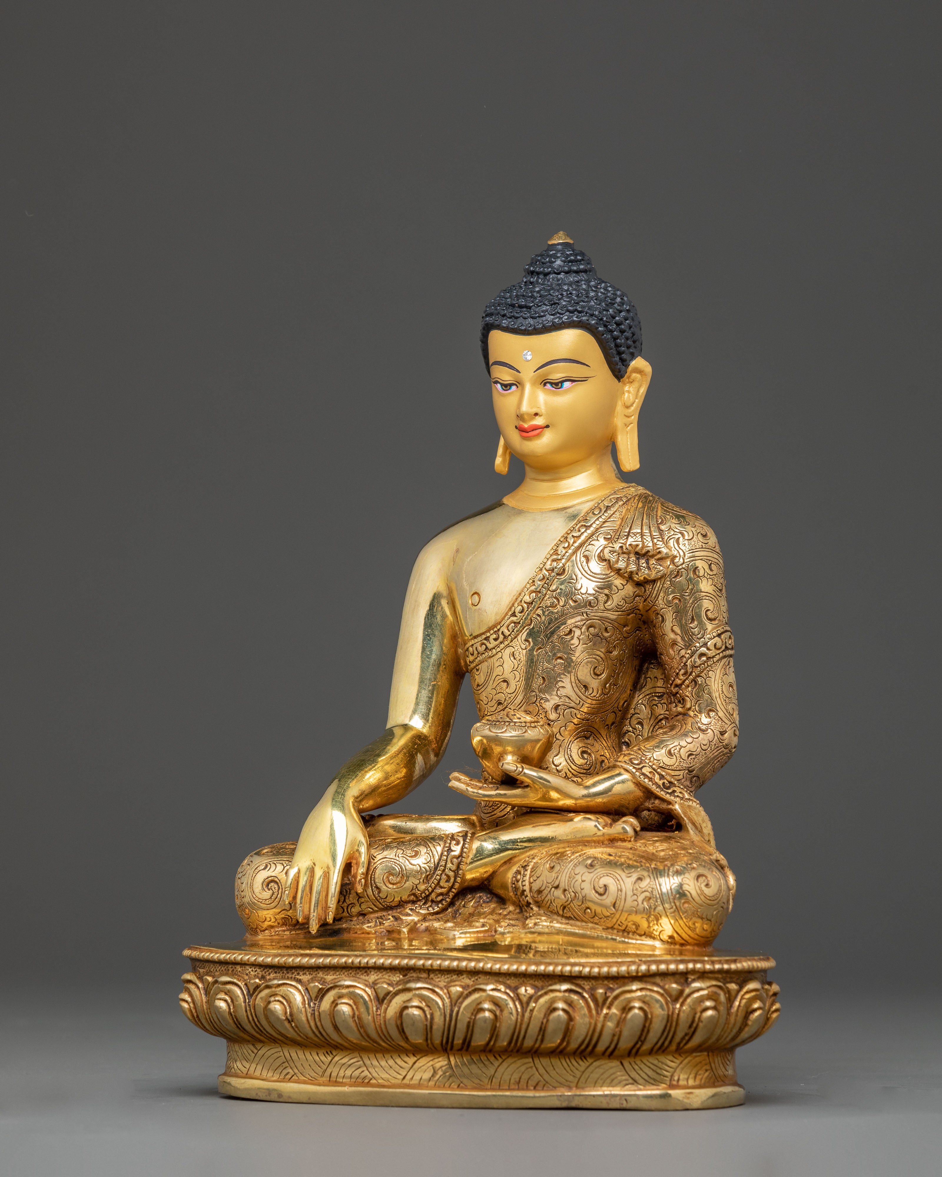 Handmade Gautama Buddha Golden Statue | The Awakened One