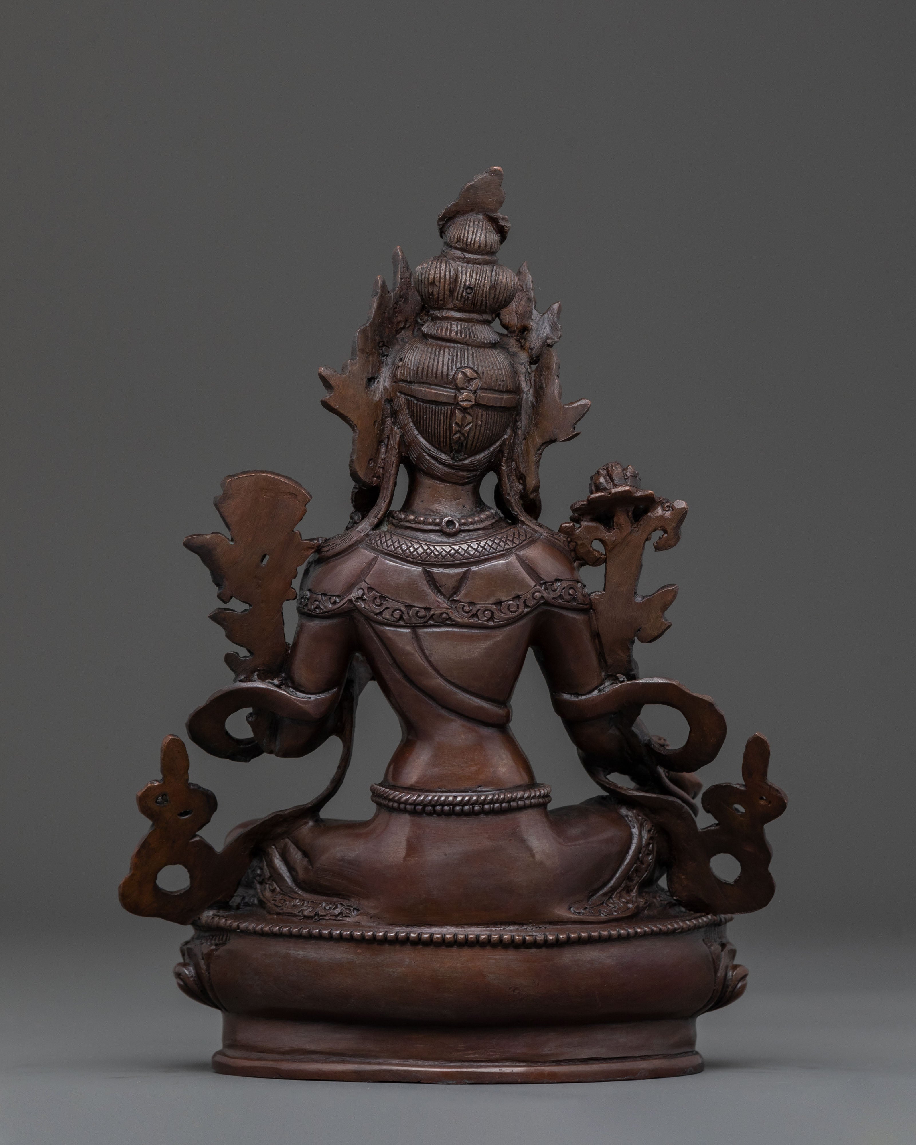 Green Tara Statue: Goddess of Compassion