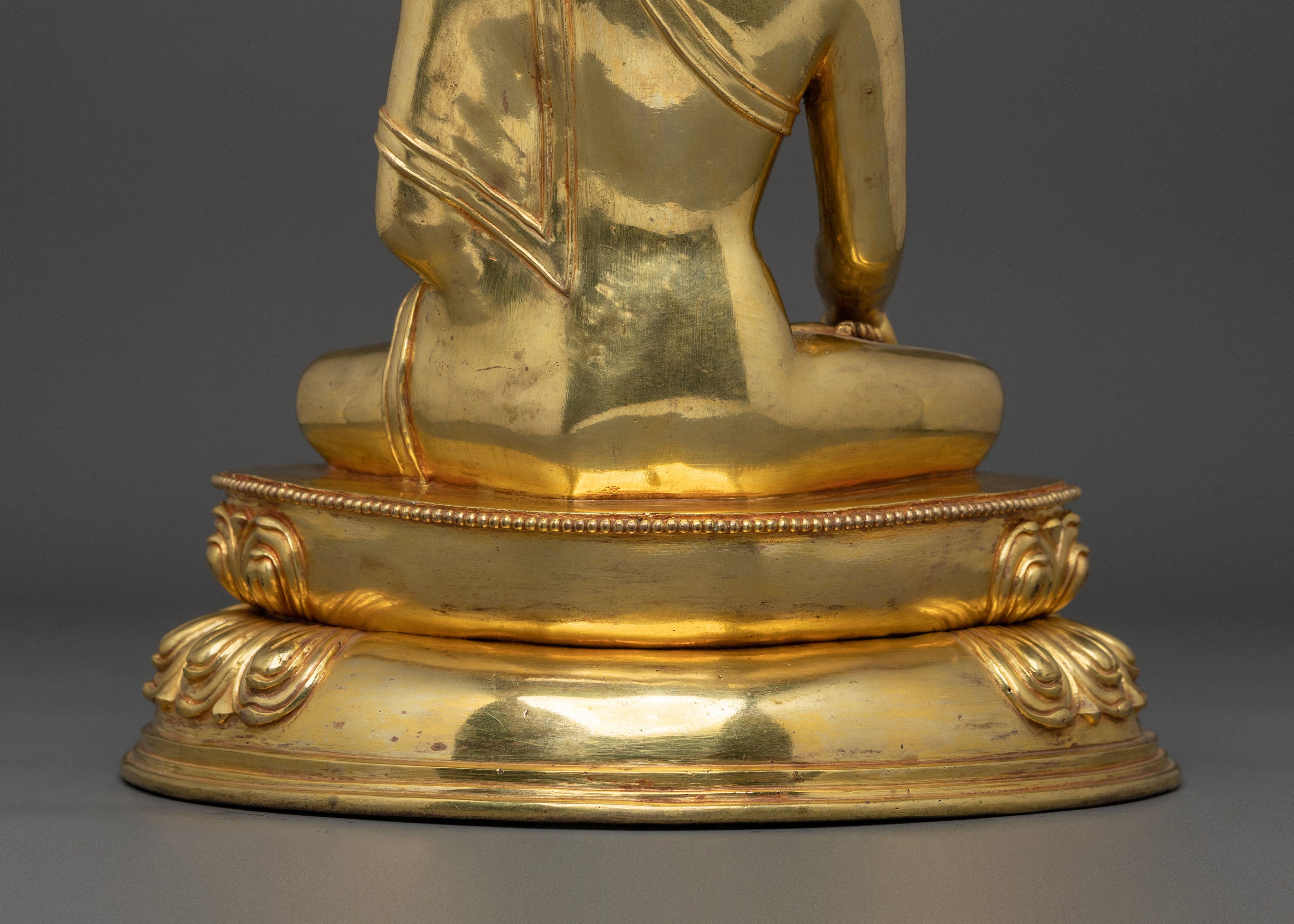 Crown Shakyamuni Buddha Statue | Meditation and Home Altar Decor