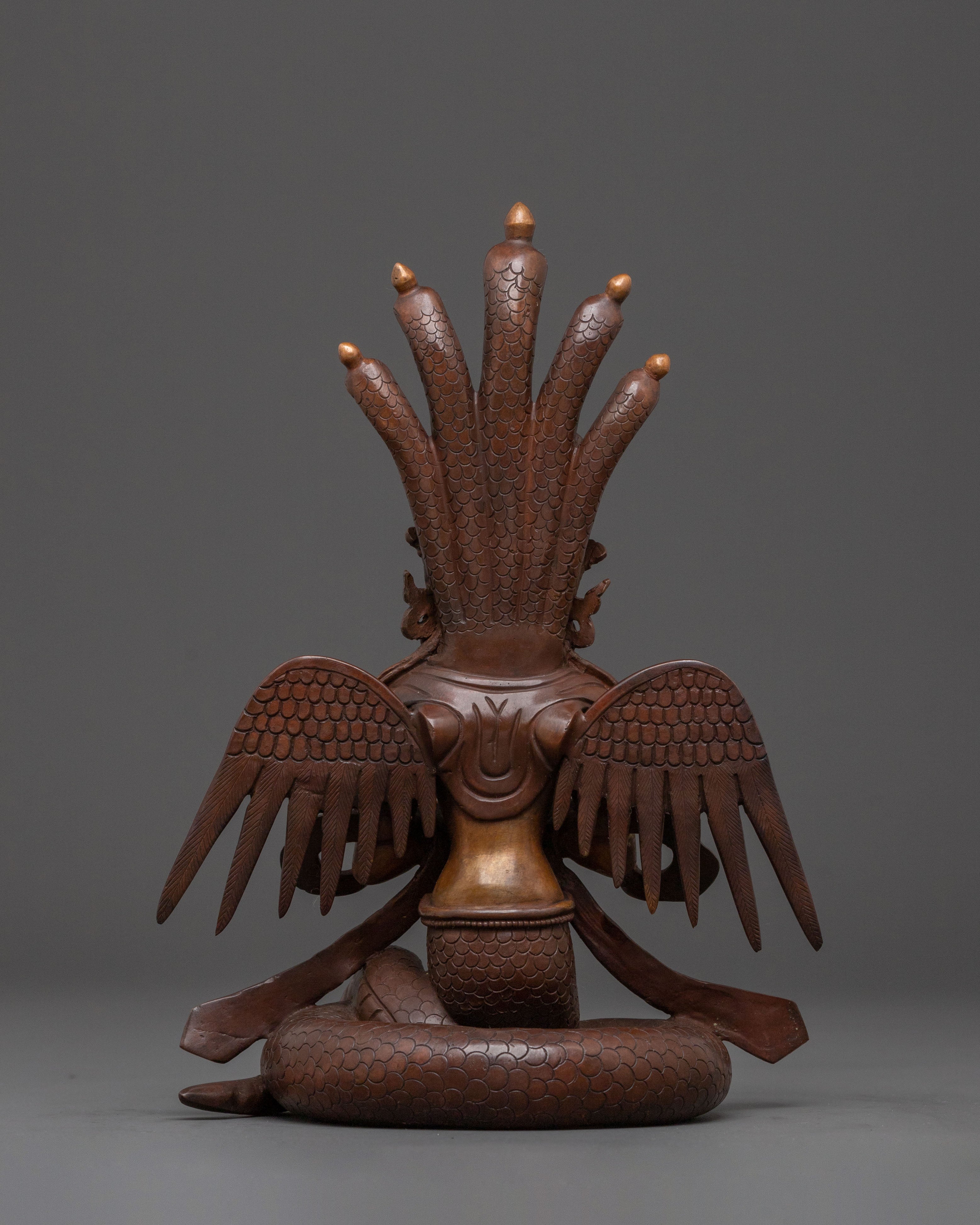 Nagkanya Statue Sacred Serpent Deity for Rituals