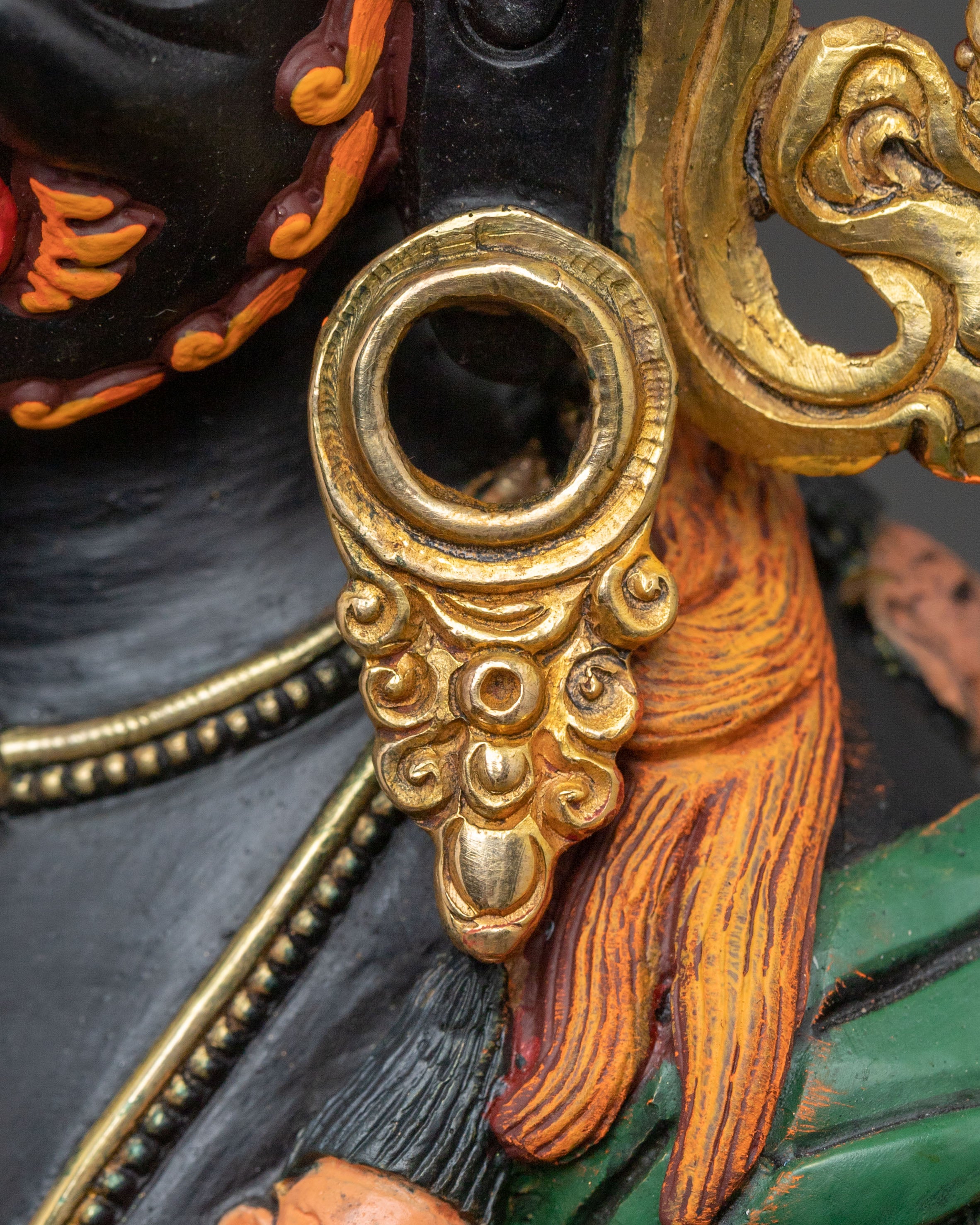 Black Manjushri Spiritual Statue | Protector of Wisdom