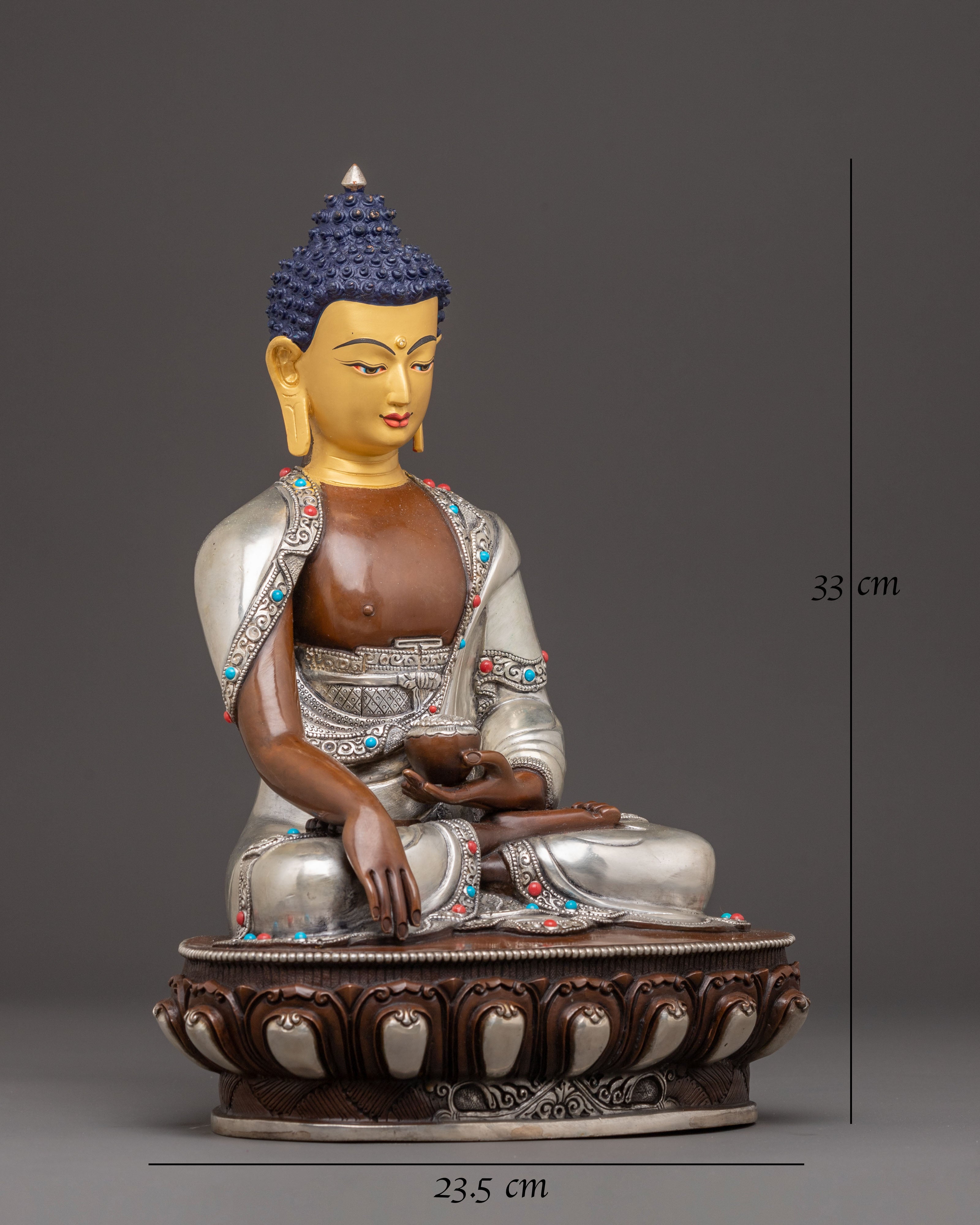 Handmade Radiant Artwork of Buddha Shakyamuni | Historical Gautama Buddha