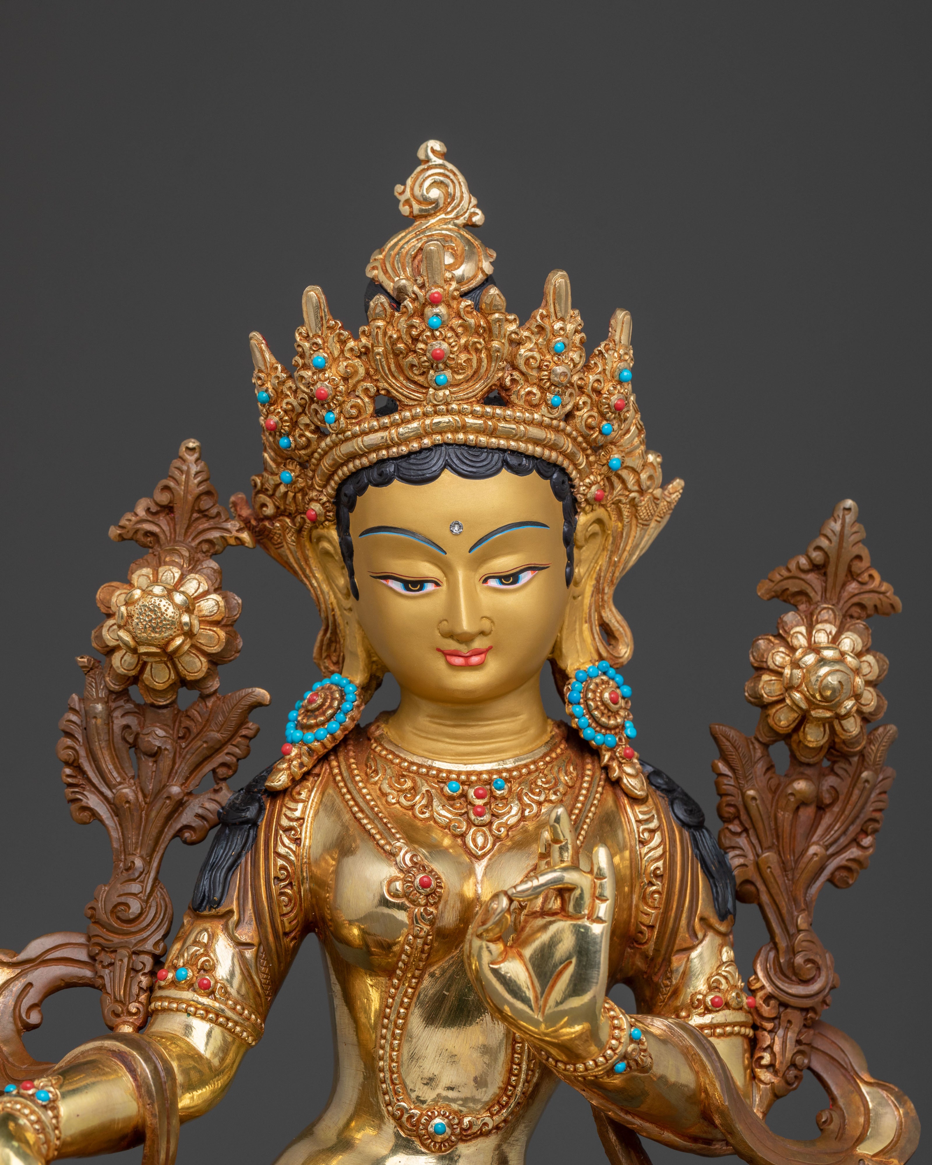 Guardian Green Tara Statue | Goddess of Compassion