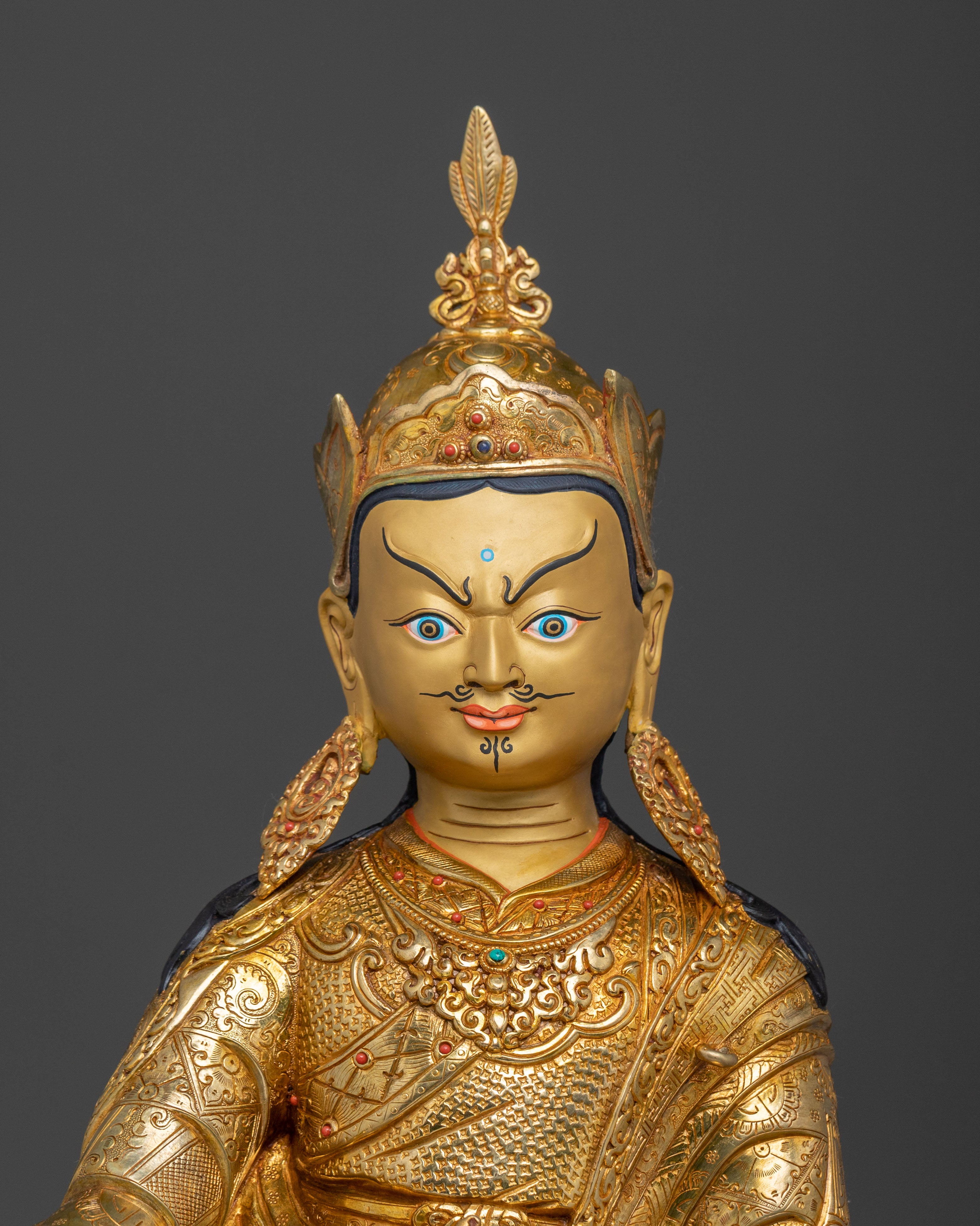 Guru Rinpoche Statue | Buddhist Master Sculpture