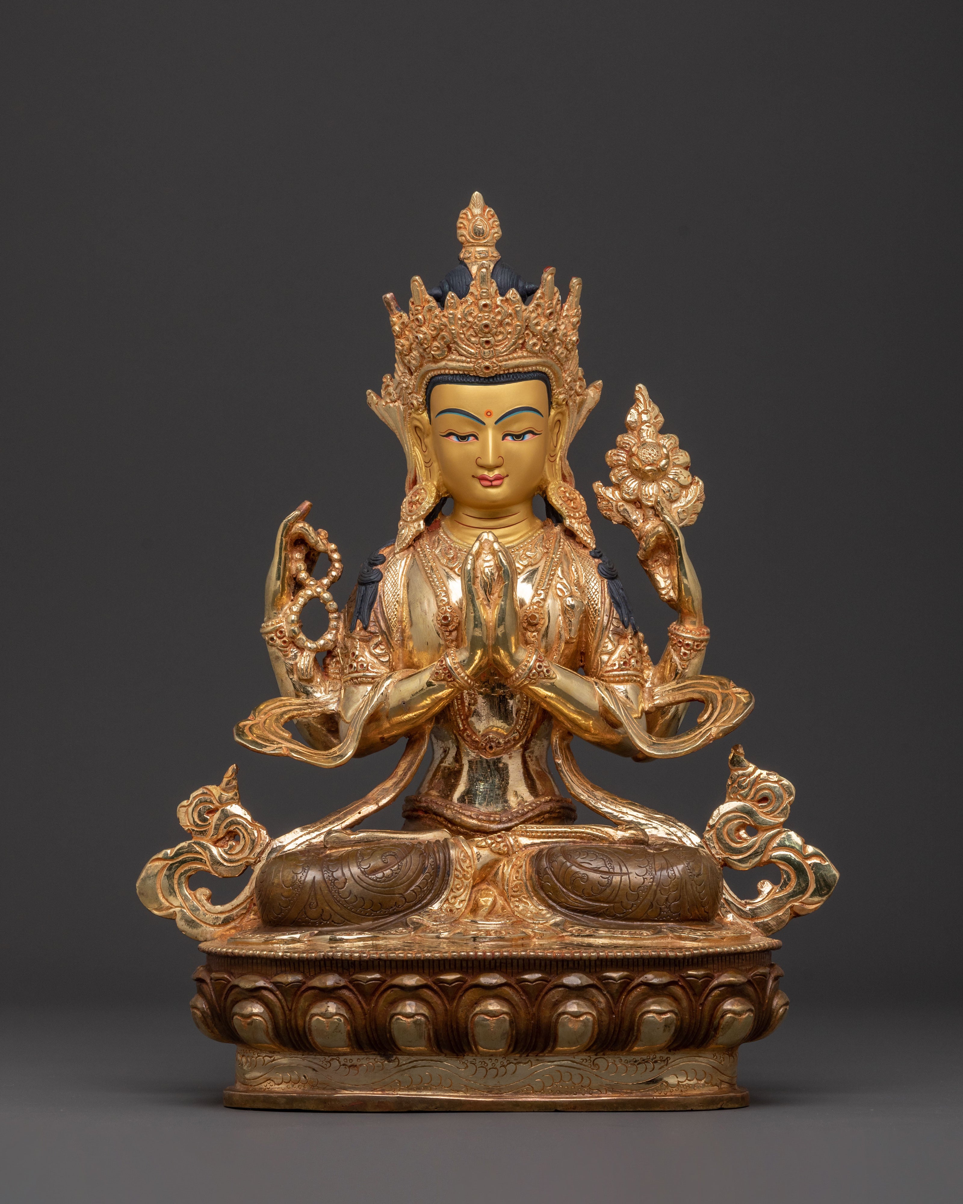 Buddha Dharma Sangha Statues | Three Jewels