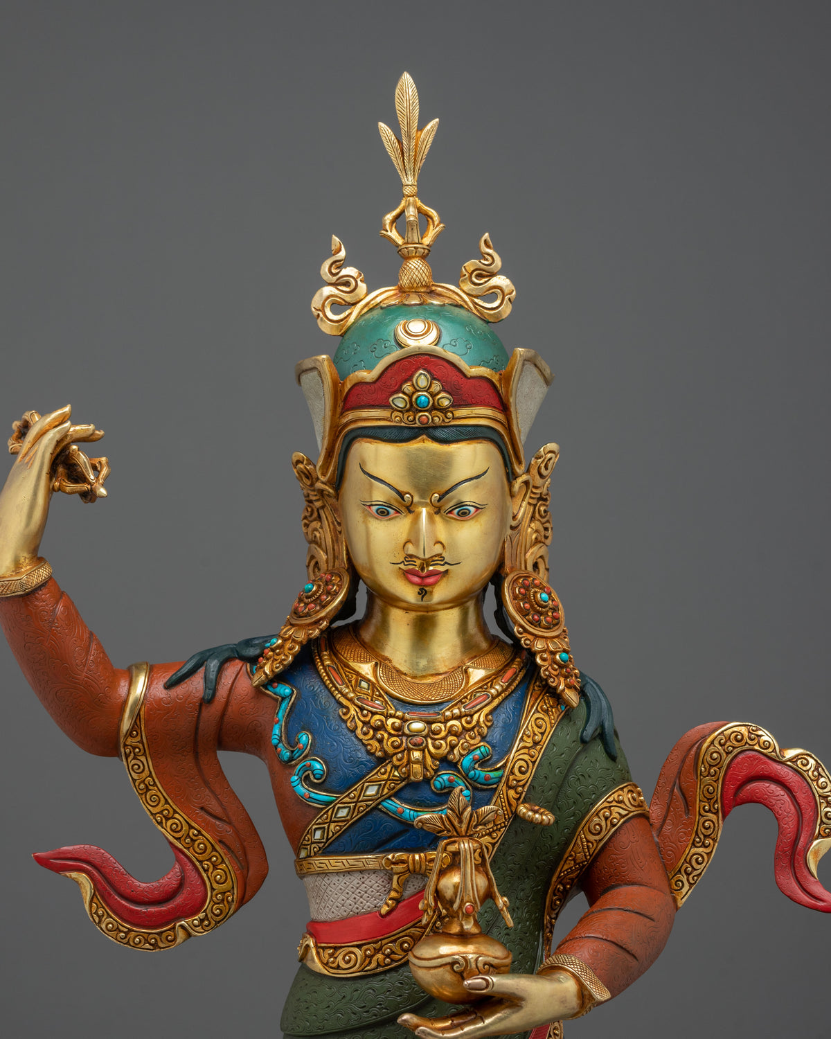 Dancing Guru Rinpoche Statue | Himalayan Artwork