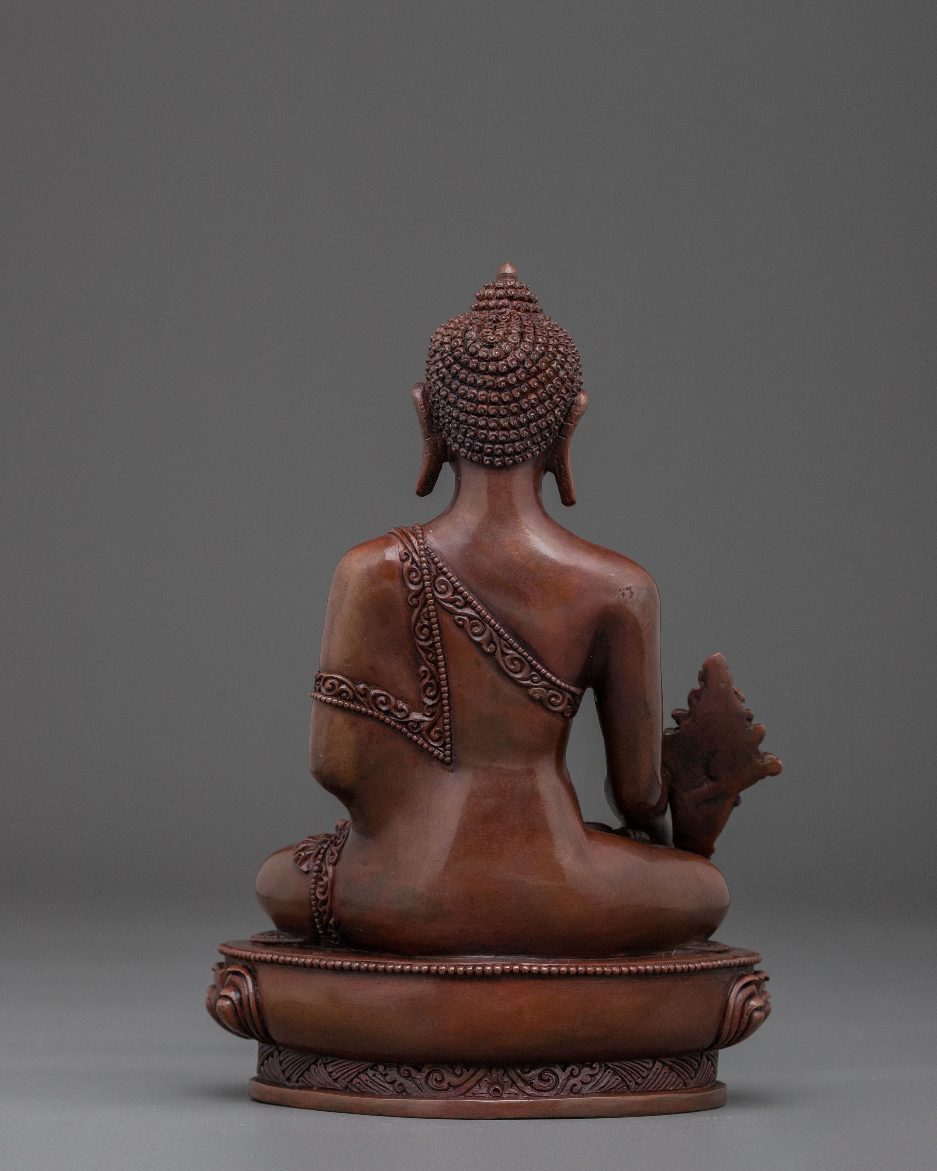 Medicine Buddha Sculpture | Tibetan Buddhist Healing Deity