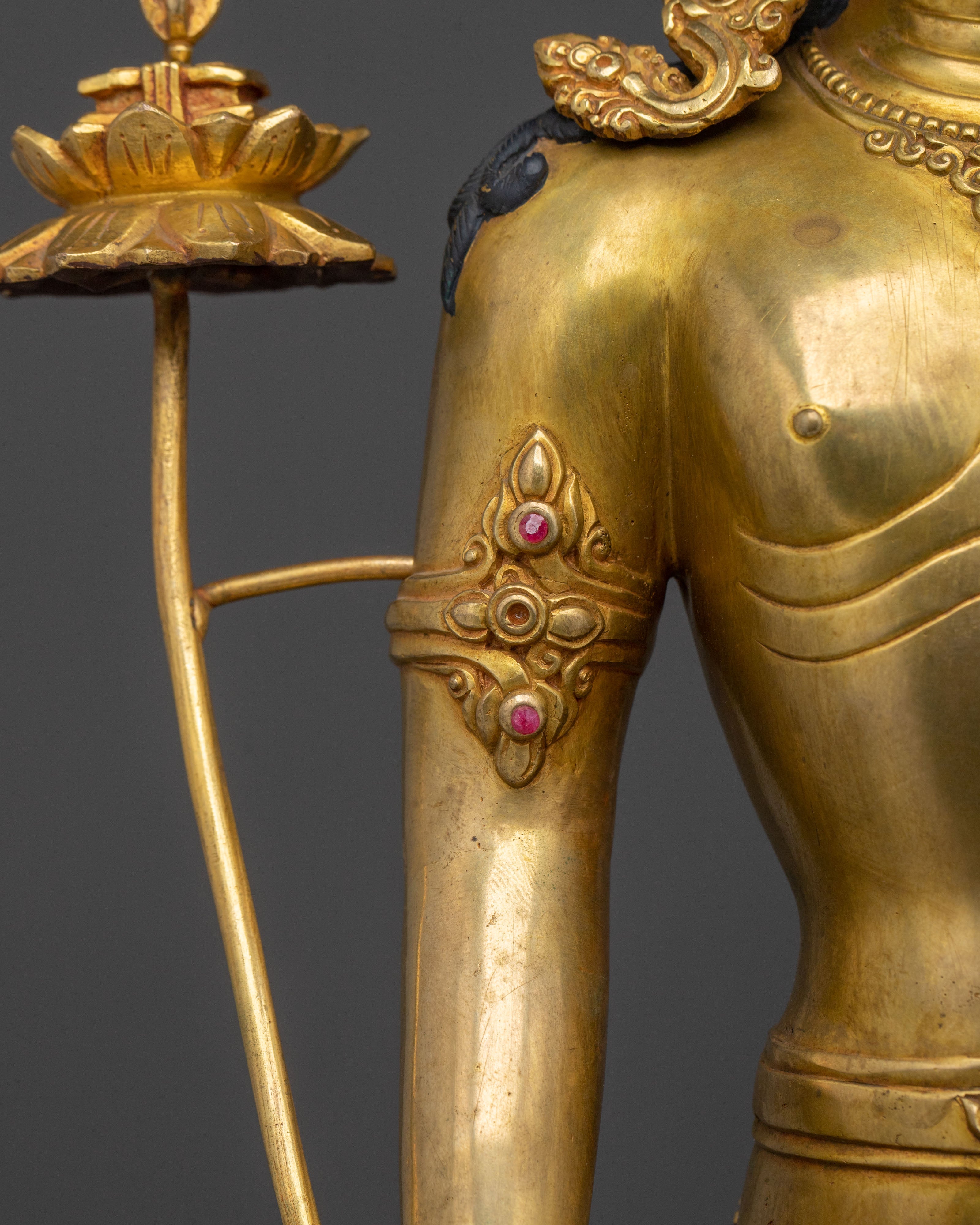 Standing Lokeshwor Shrine Statue | Altar Home Decor