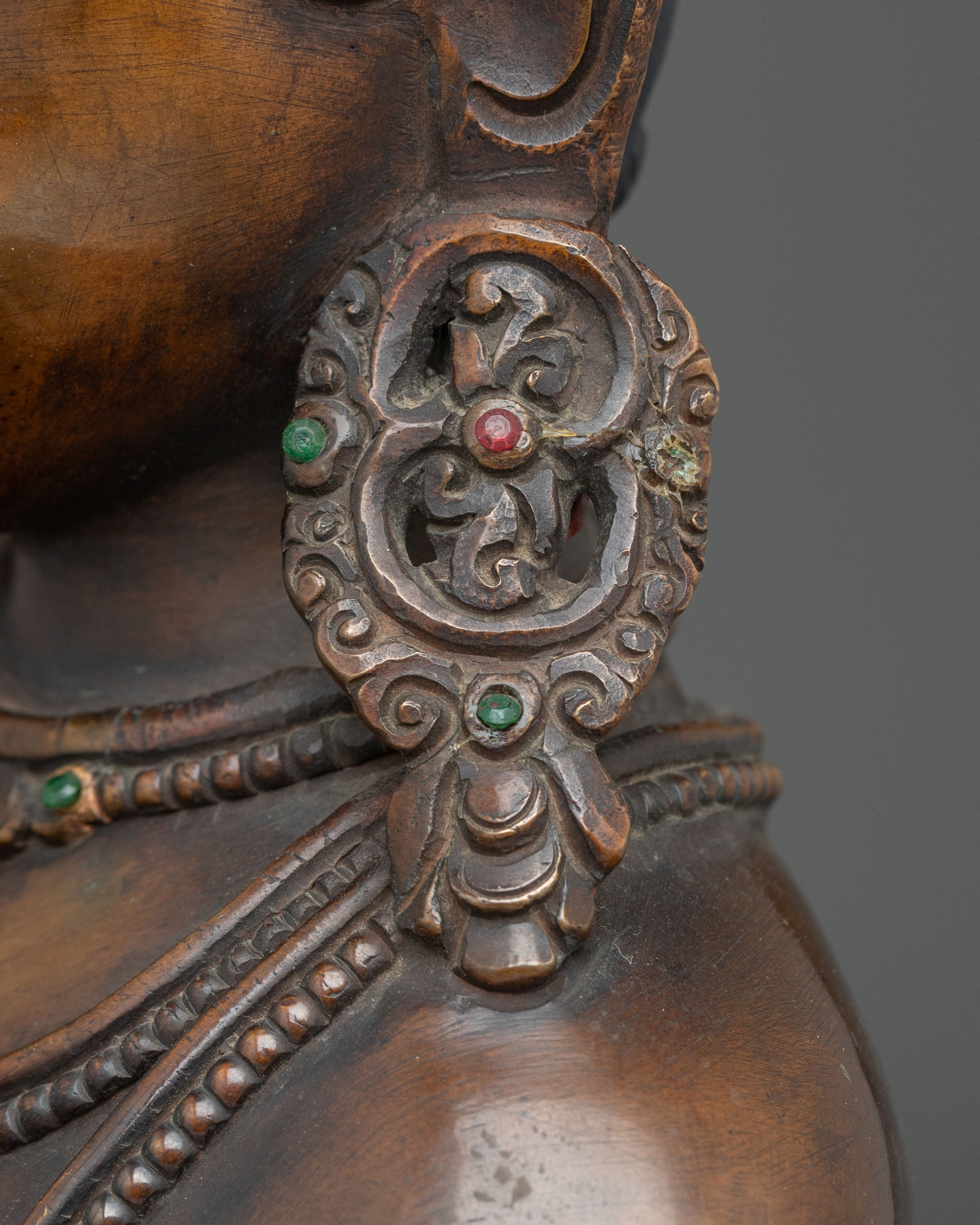 Buddhist Siddhartha Gautama Statue | Oxidized Copper Statue
