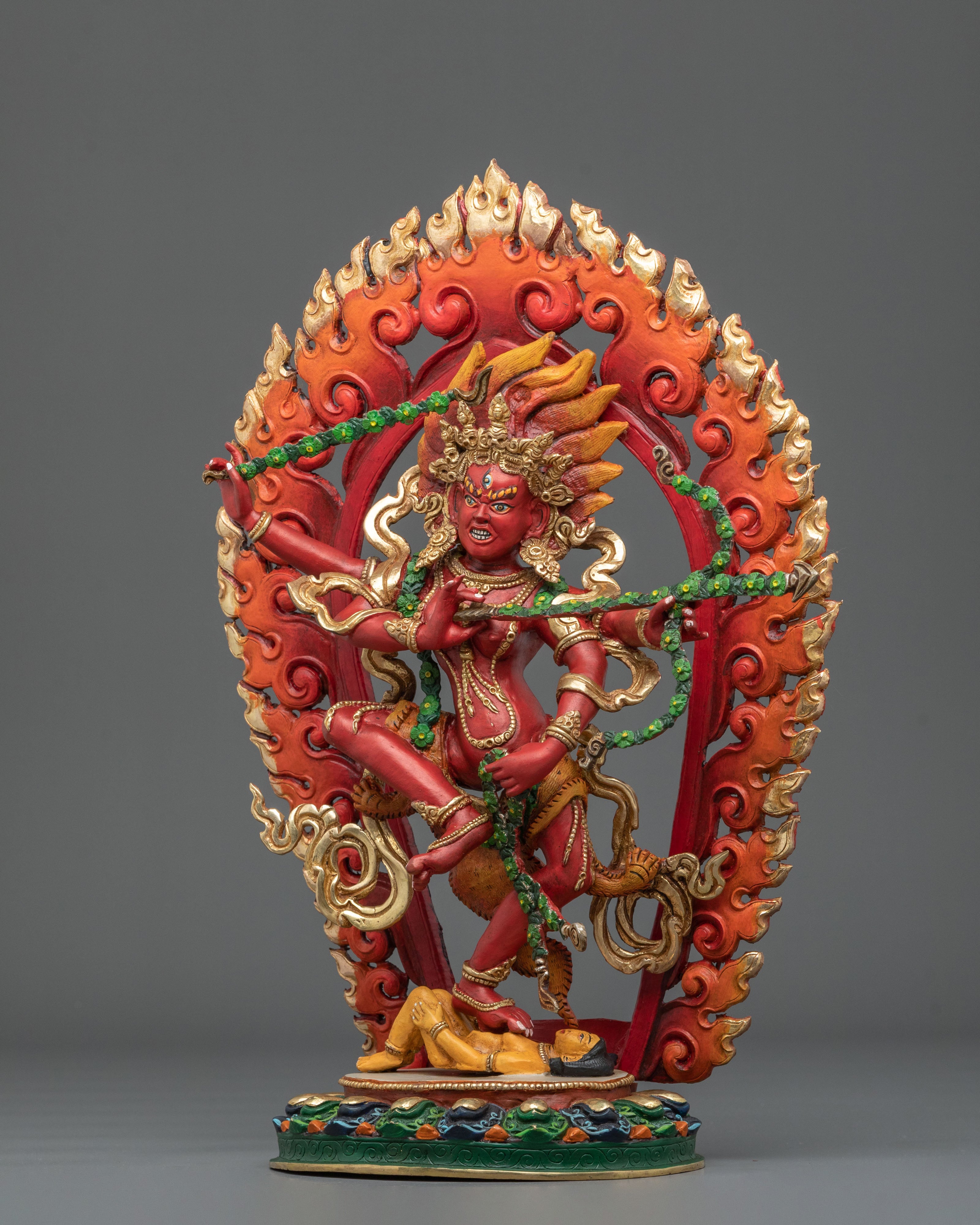 Kurukulla "Red Tara" Sculpture | Handcrafted Devotional Figurine