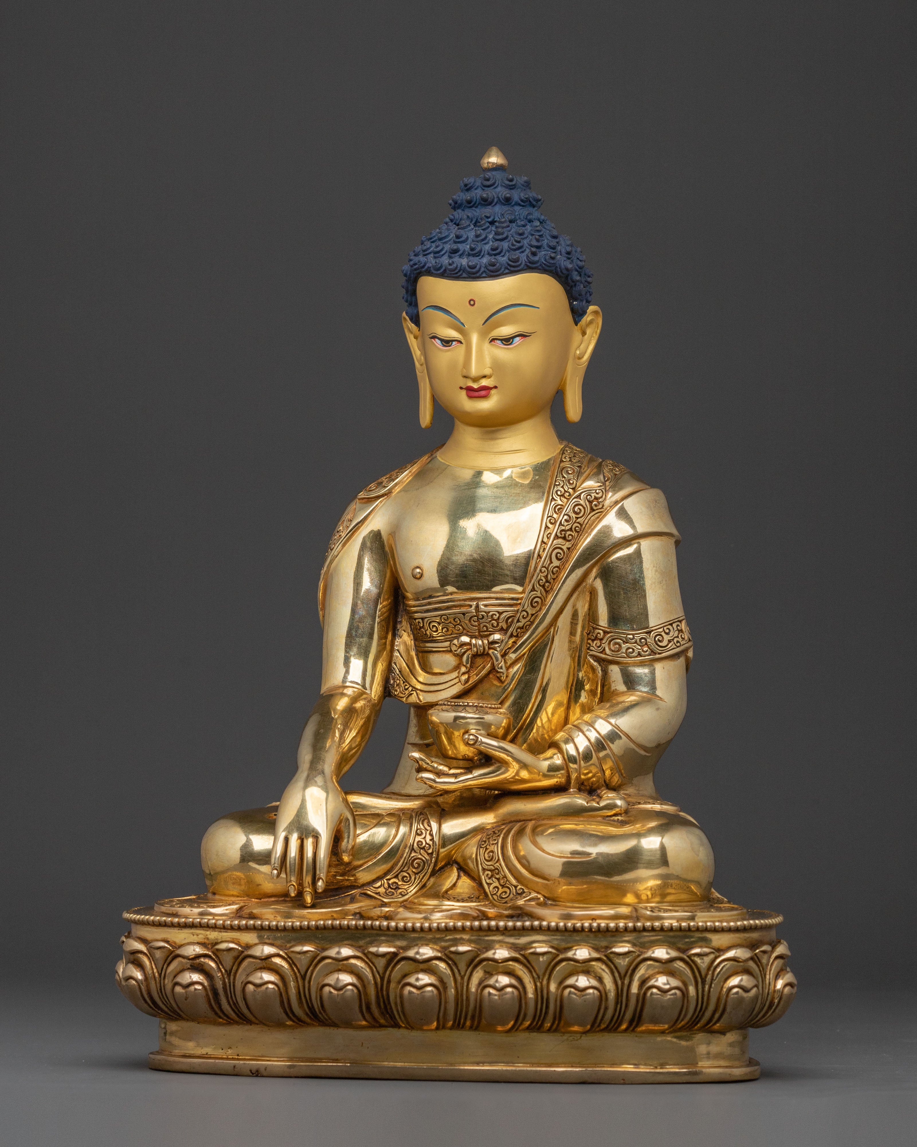 Himalayan Shakyamuni Buddha Buddhist Statue