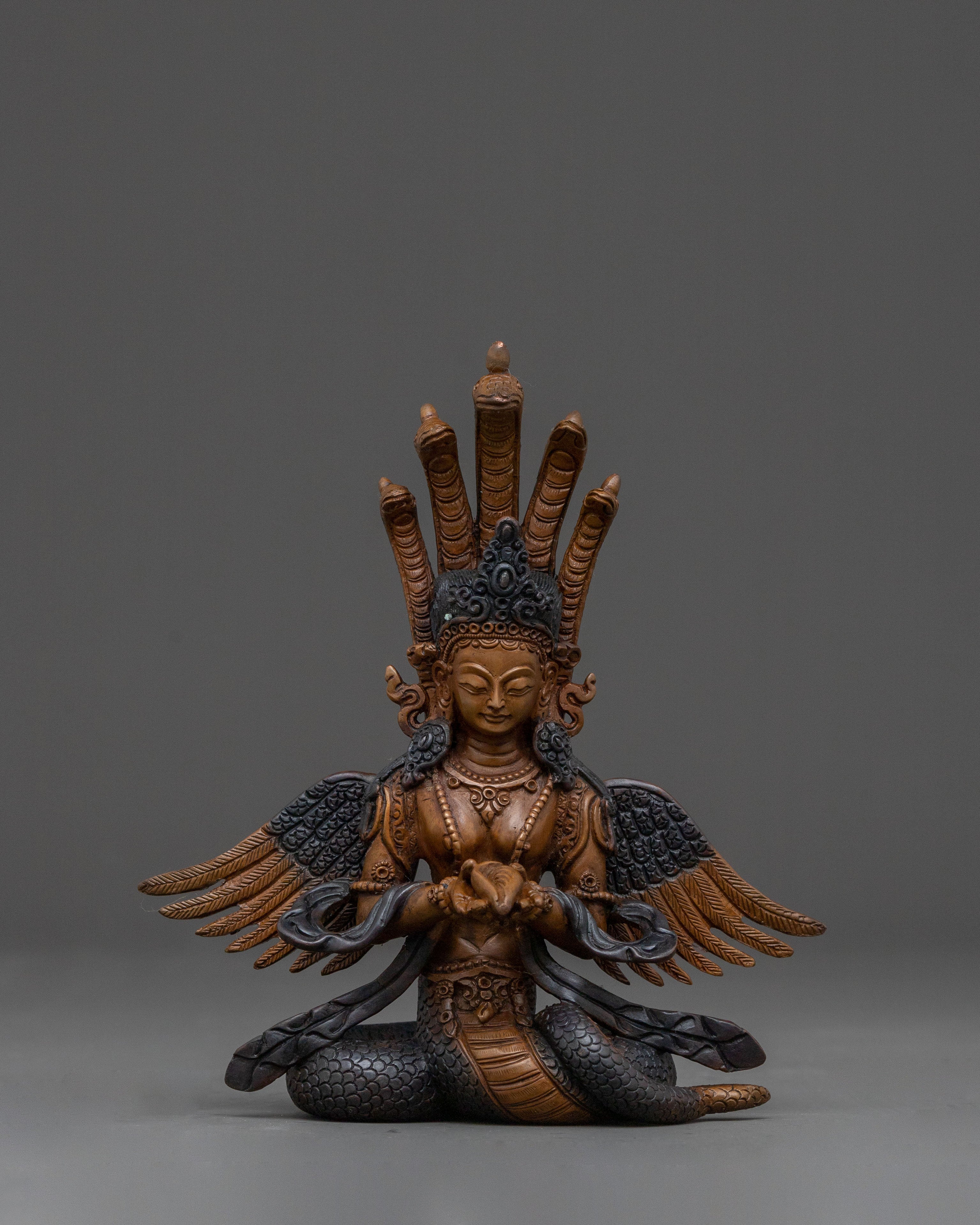 Naag Kanya Tibetan Statue – Oxidized Copper Craft