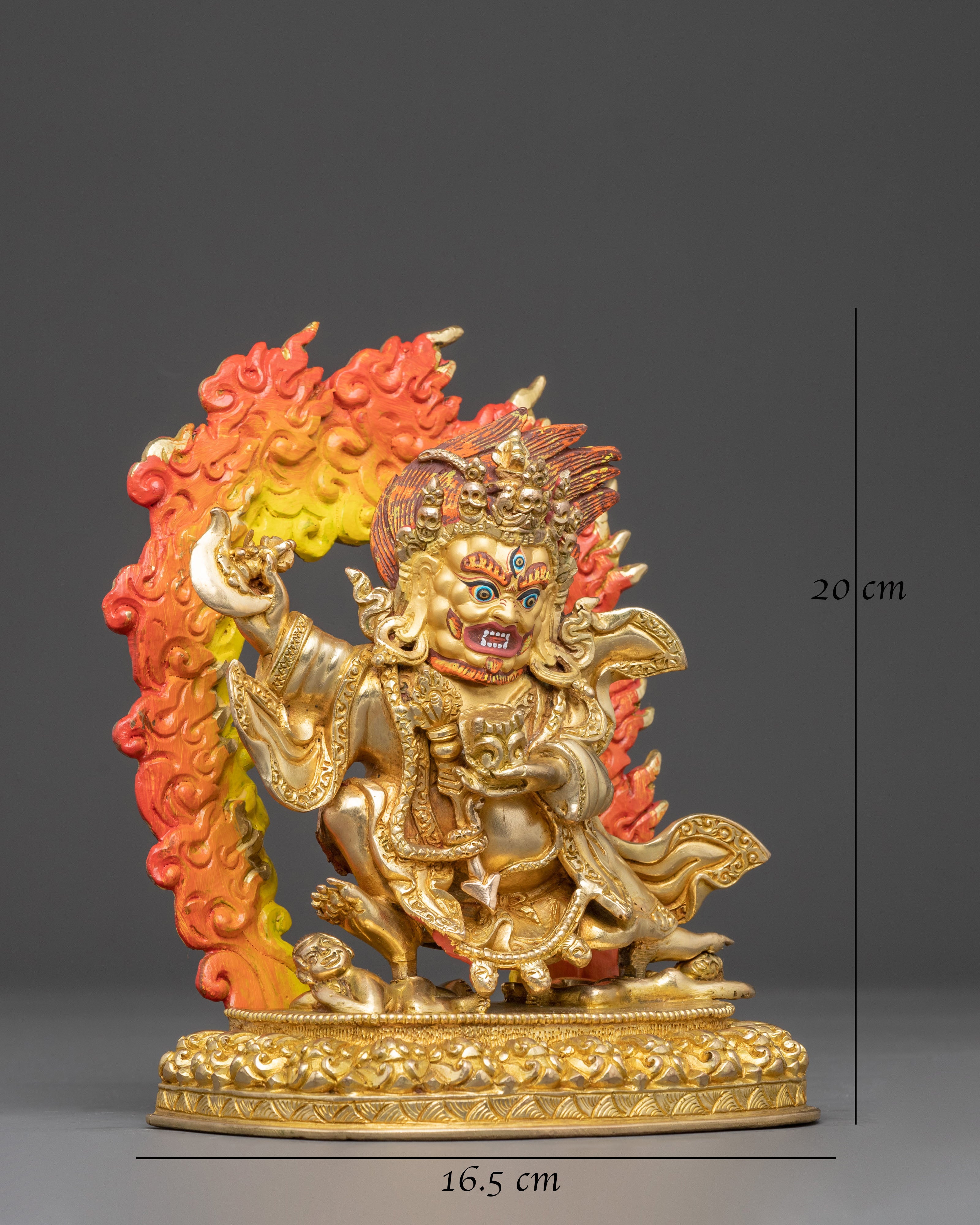 Mahakala Bernagchen Statue: Protector of the Dharma