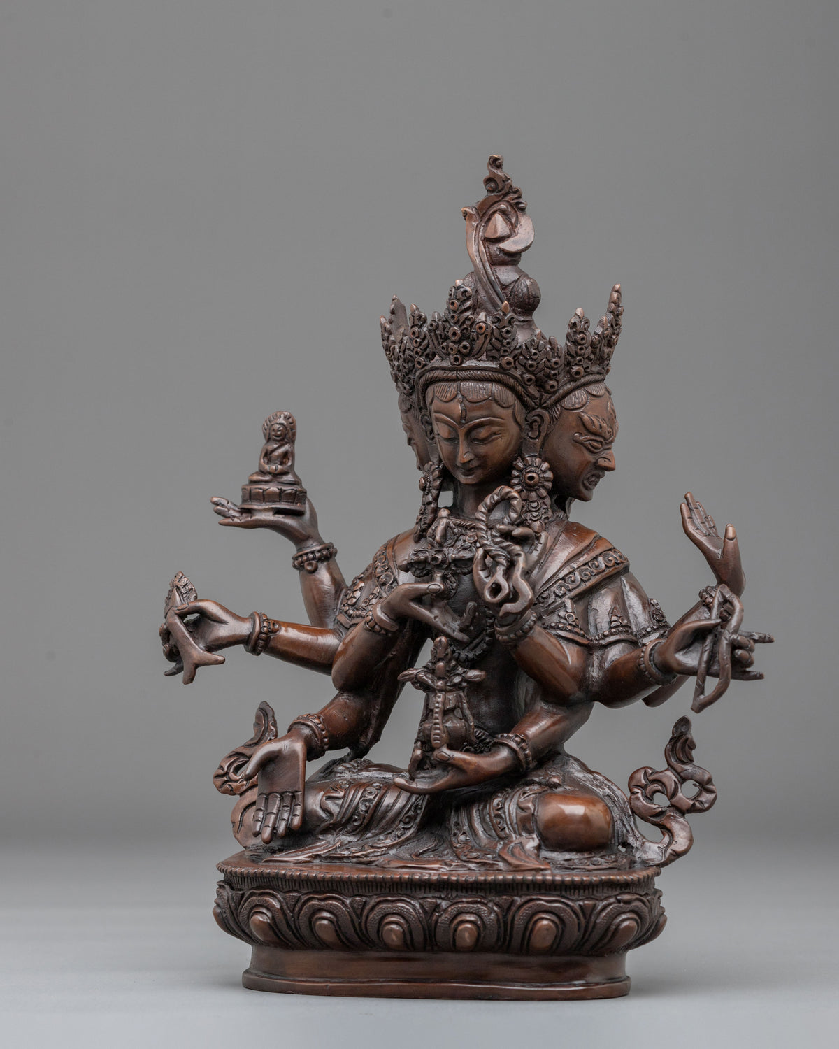 Handcrafted Namgyalma Oxidized Statue | Home Decor