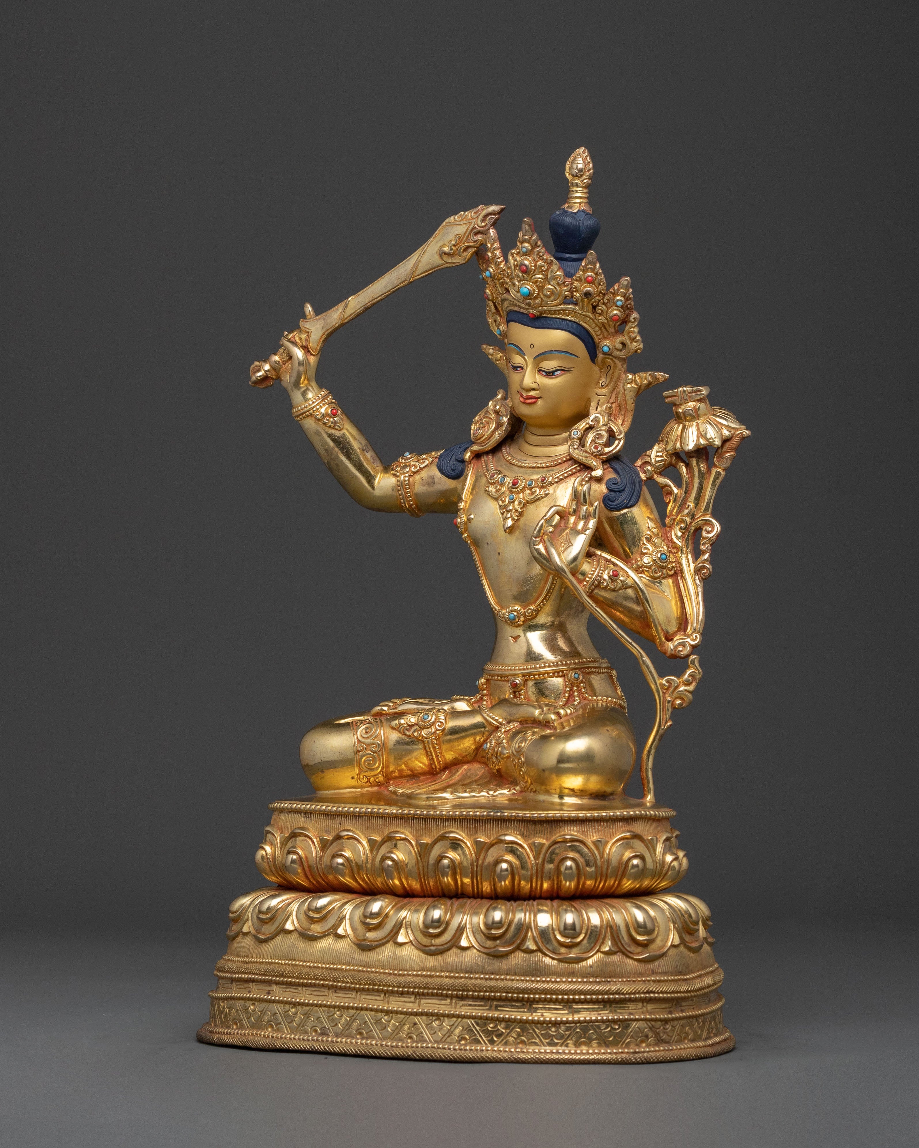 Handcrafting Manjushri Sacred Statue | Flame of Wisdom