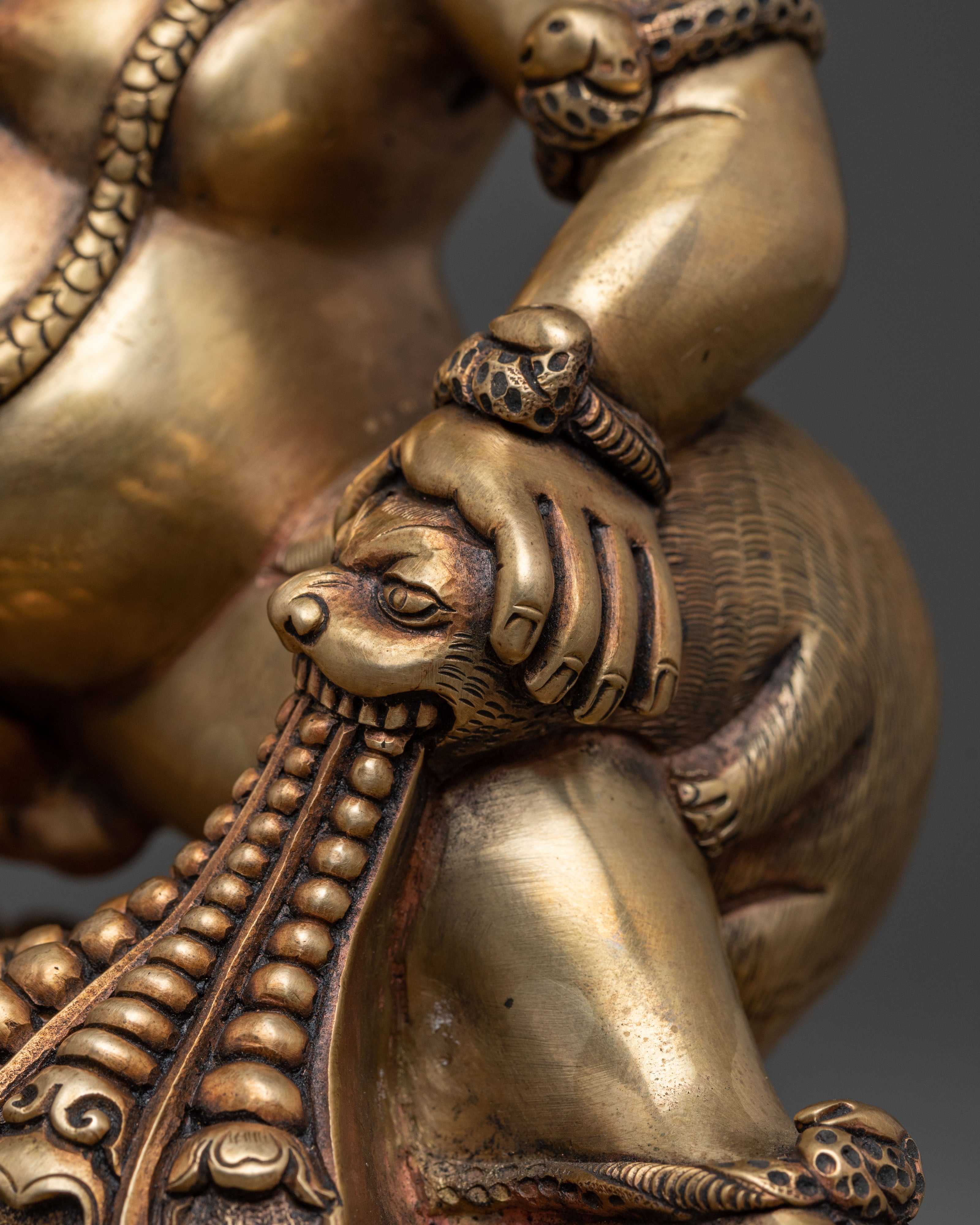 Black Dzambhala Spiritual Statue | Prosperity Guardian