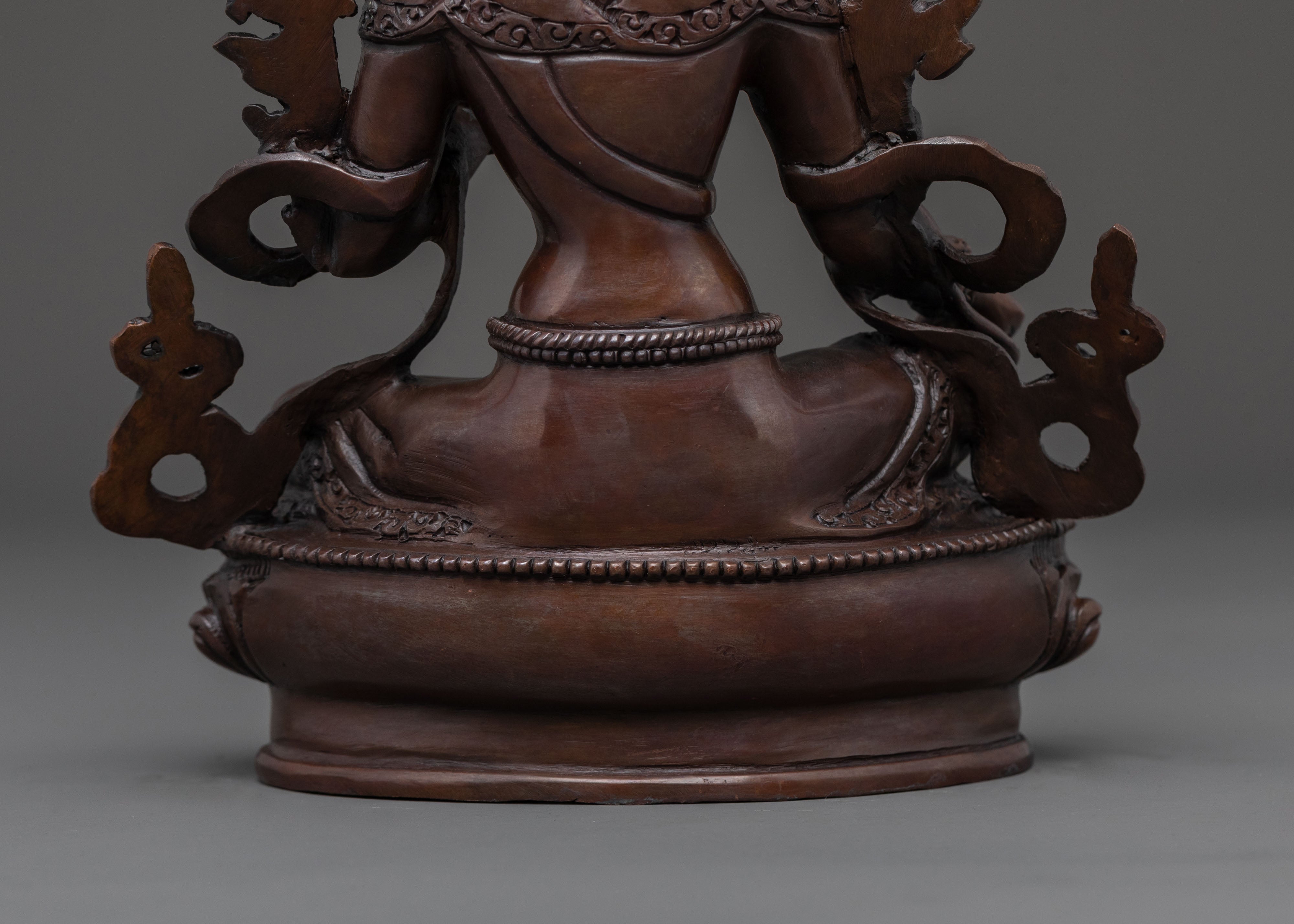 Green Tara Statue: Goddess of Compassion