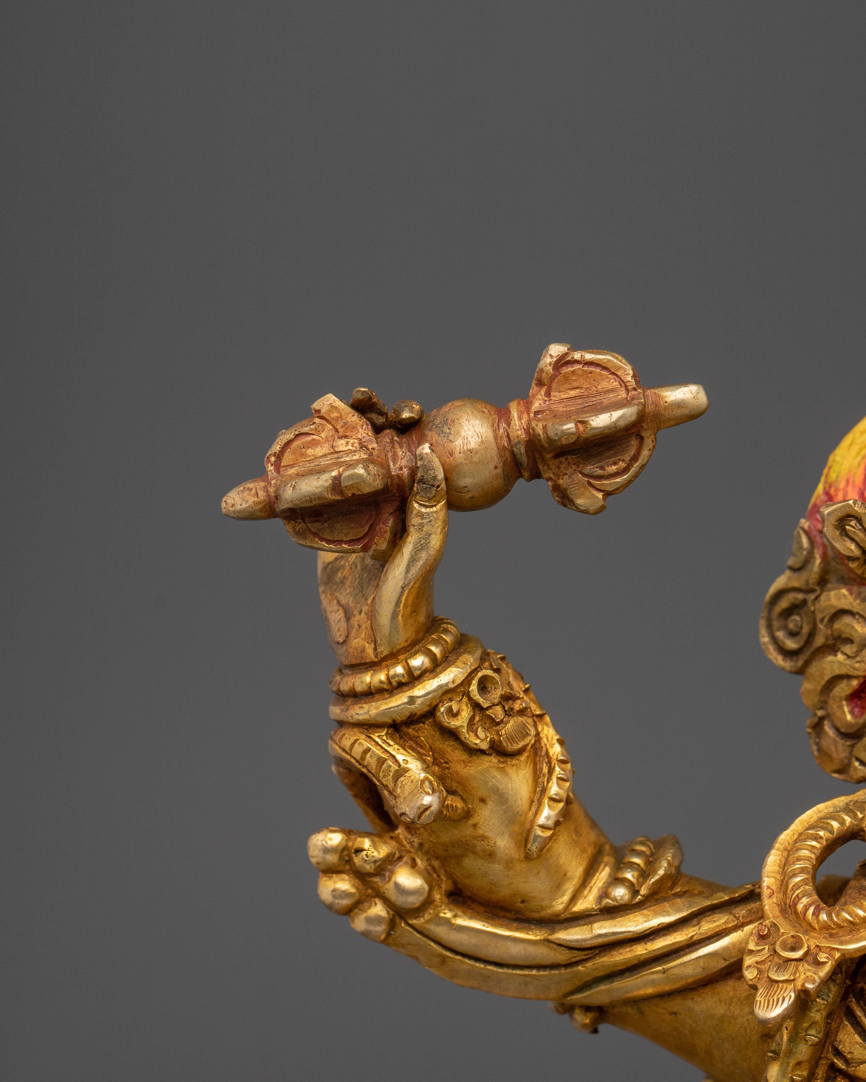 Guru Dragpo Traditional Statue | 24K Gold Gilded