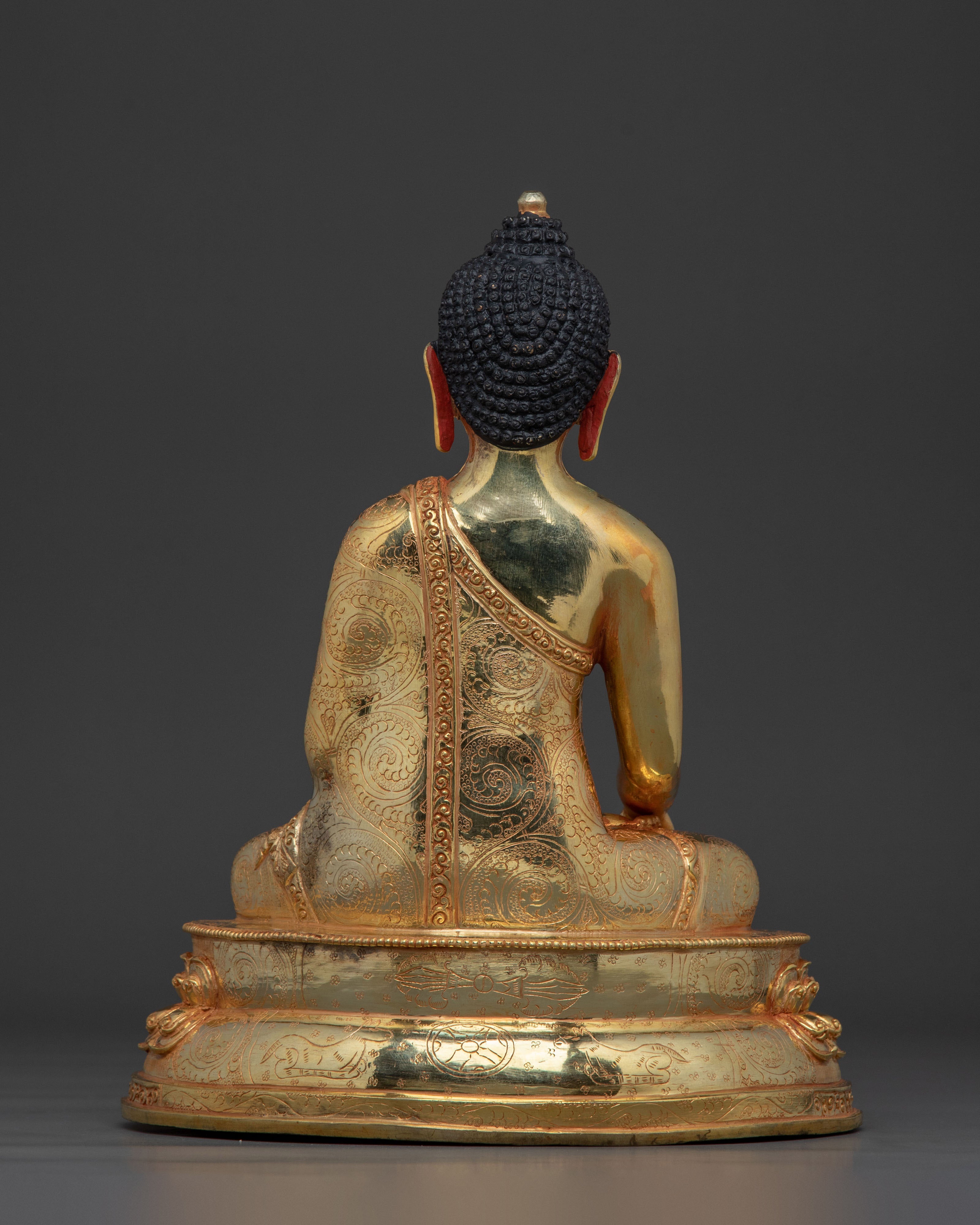 Vajrayana Shakyamuni Buddha Statue | Buddhist Enlightened Teacher Sculpture