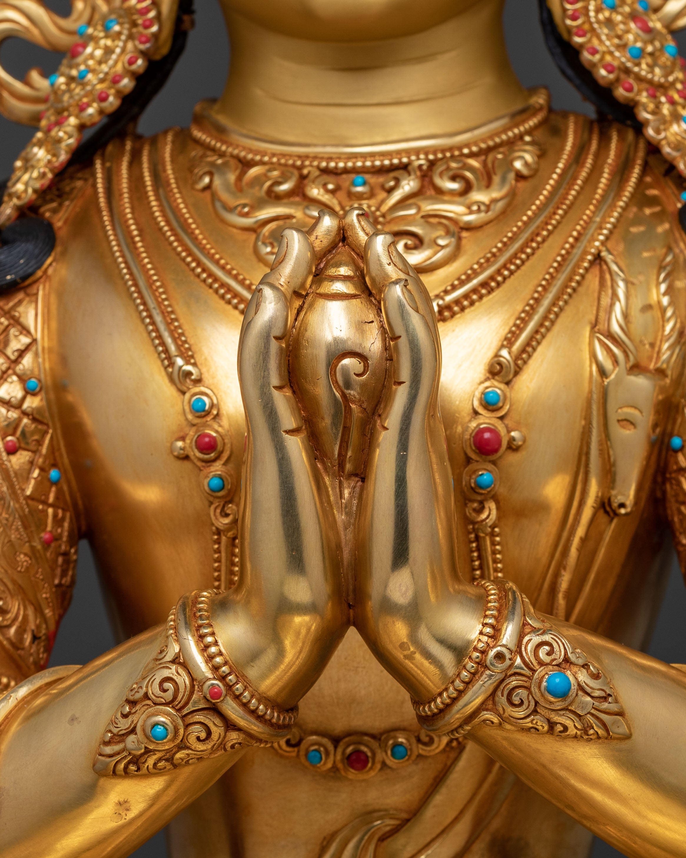 Handcrafted Chenrezig Divine Figure for Rituals | Buddhist Decor