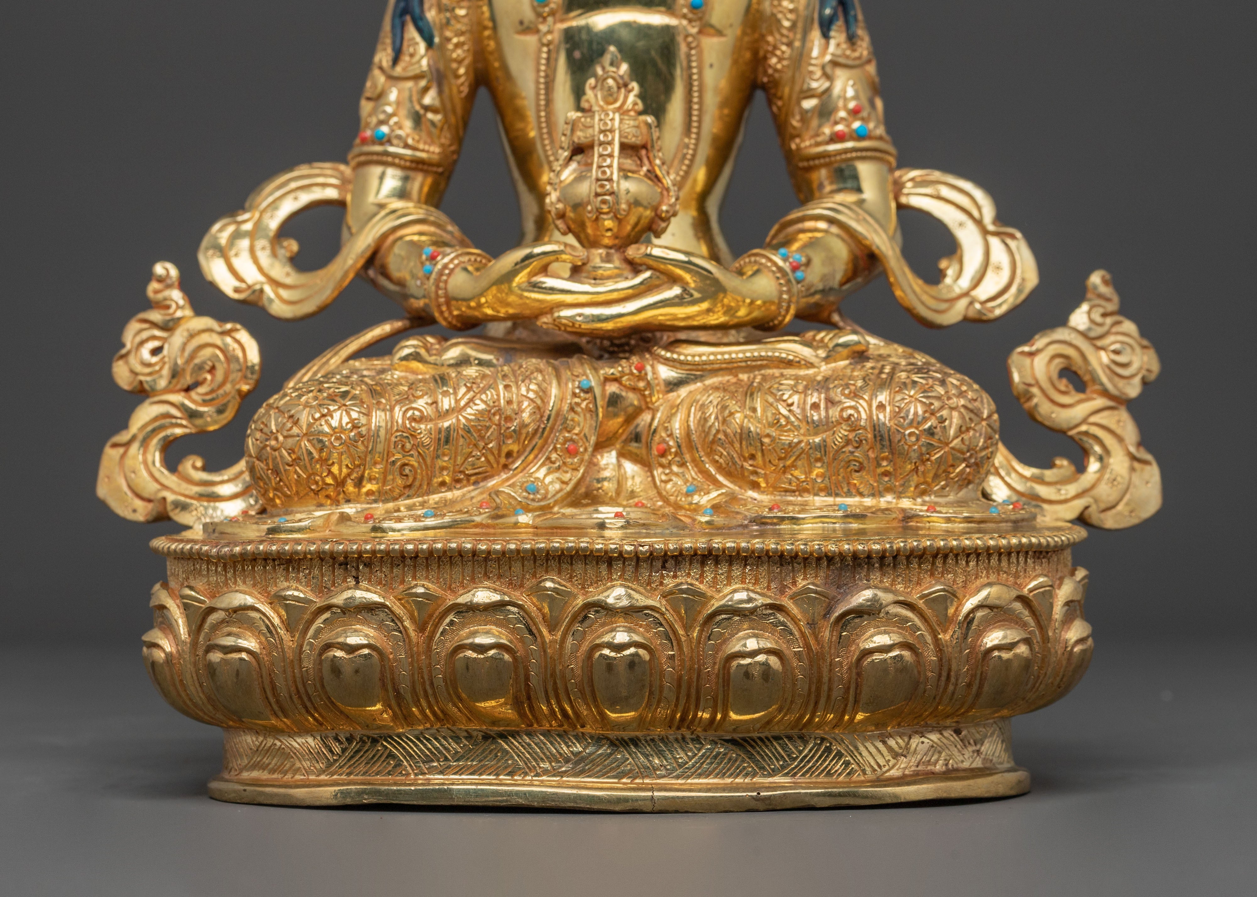 Handcrafted Amitayus Buddha Statue | Longevity Figure