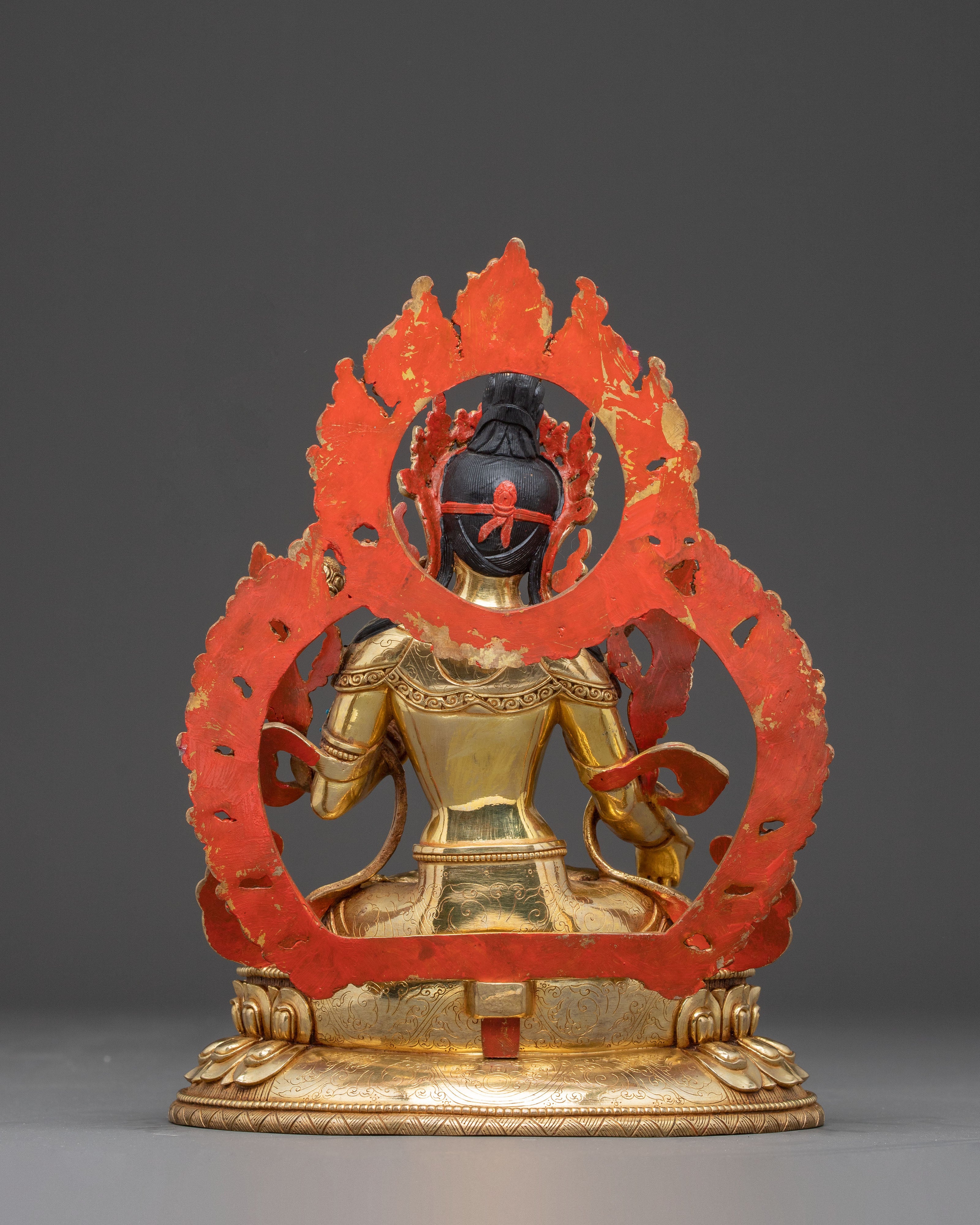 White Tara Handmade Copper Statue | The Goddess of Compassion and Longevity