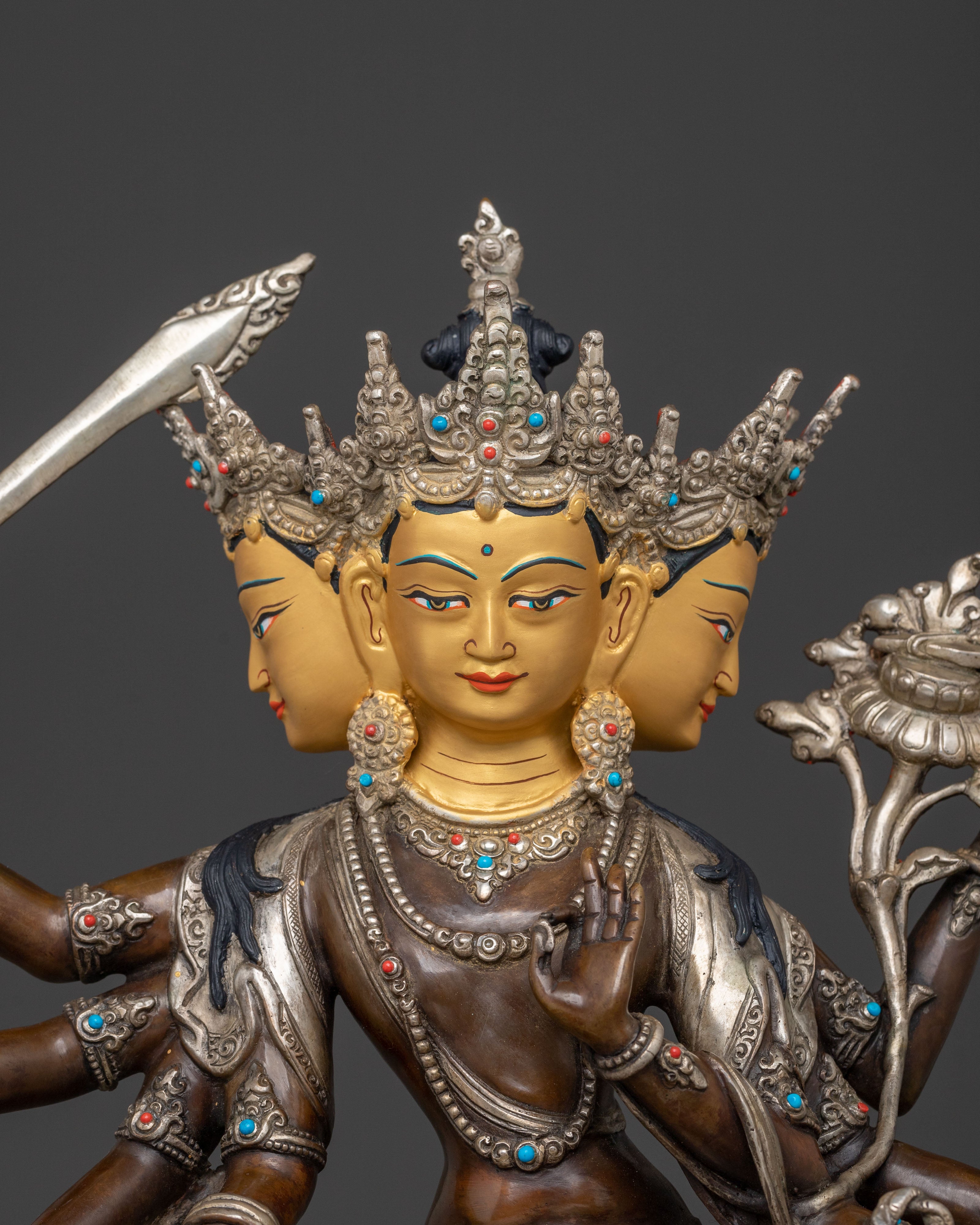 Maha Manjushri Spiritual Sculpture | Divine Form