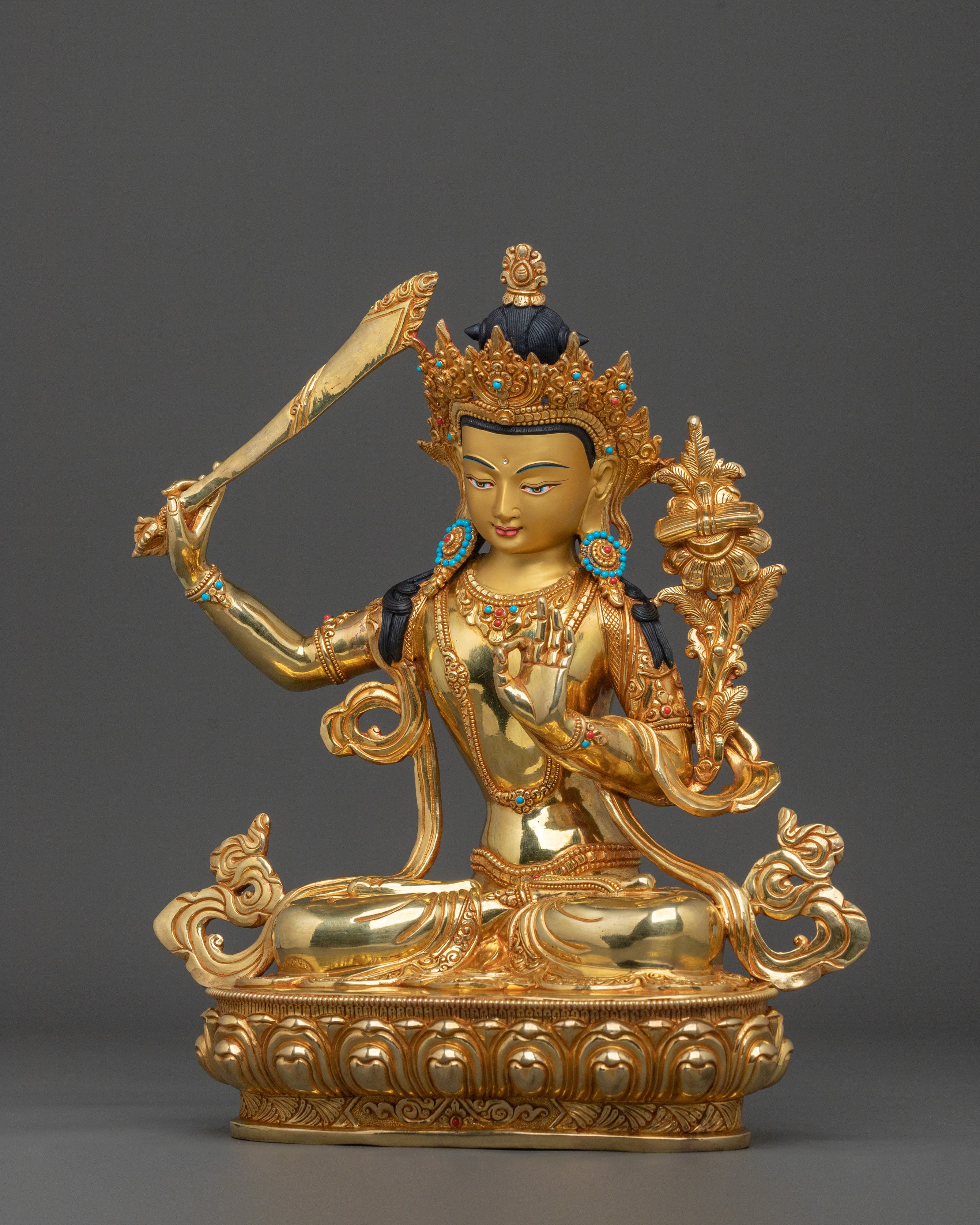Manjushri Statue for Spiritual Wisdom | Home Deocr