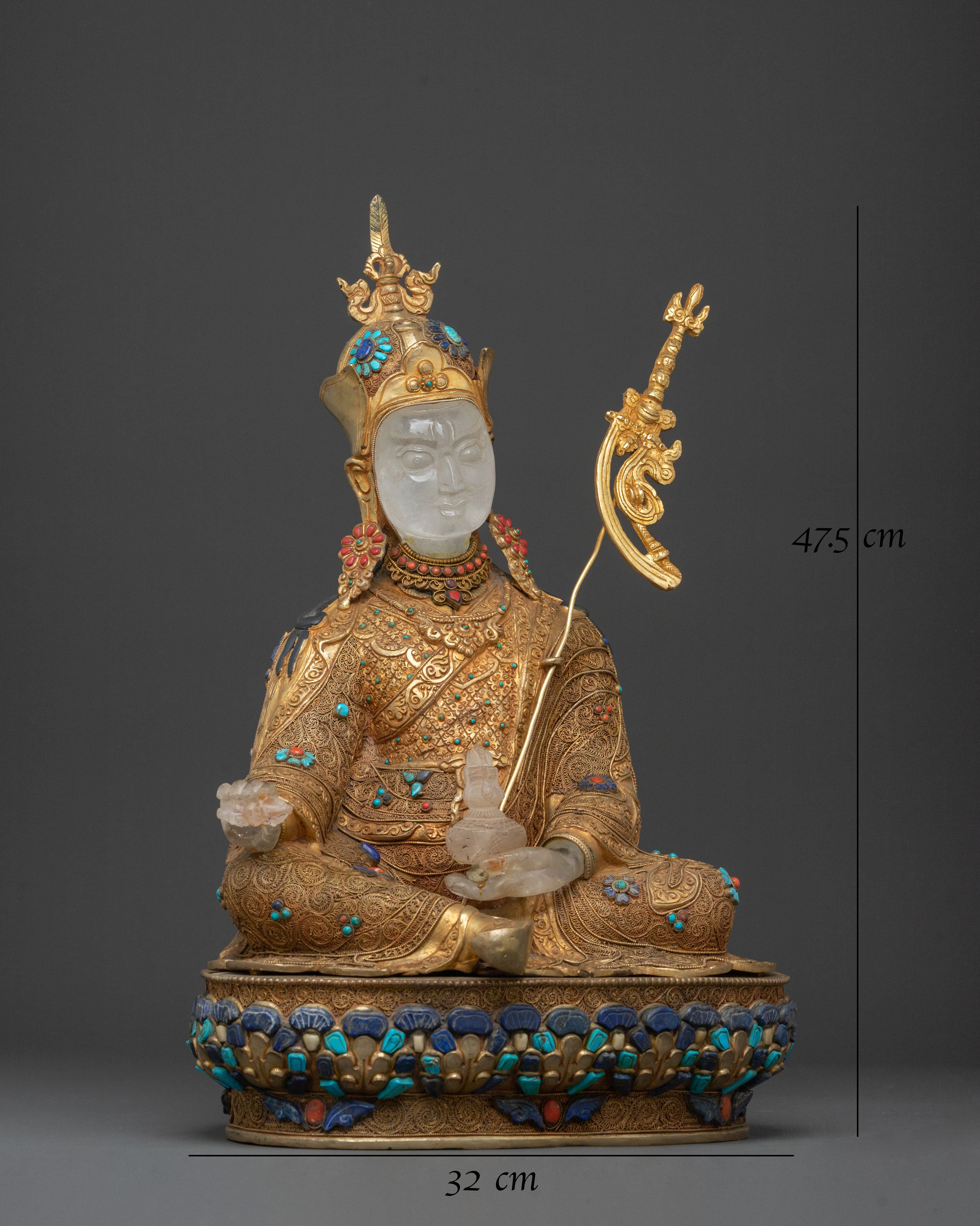 Sacred Guru Rinpoche Protection Statue