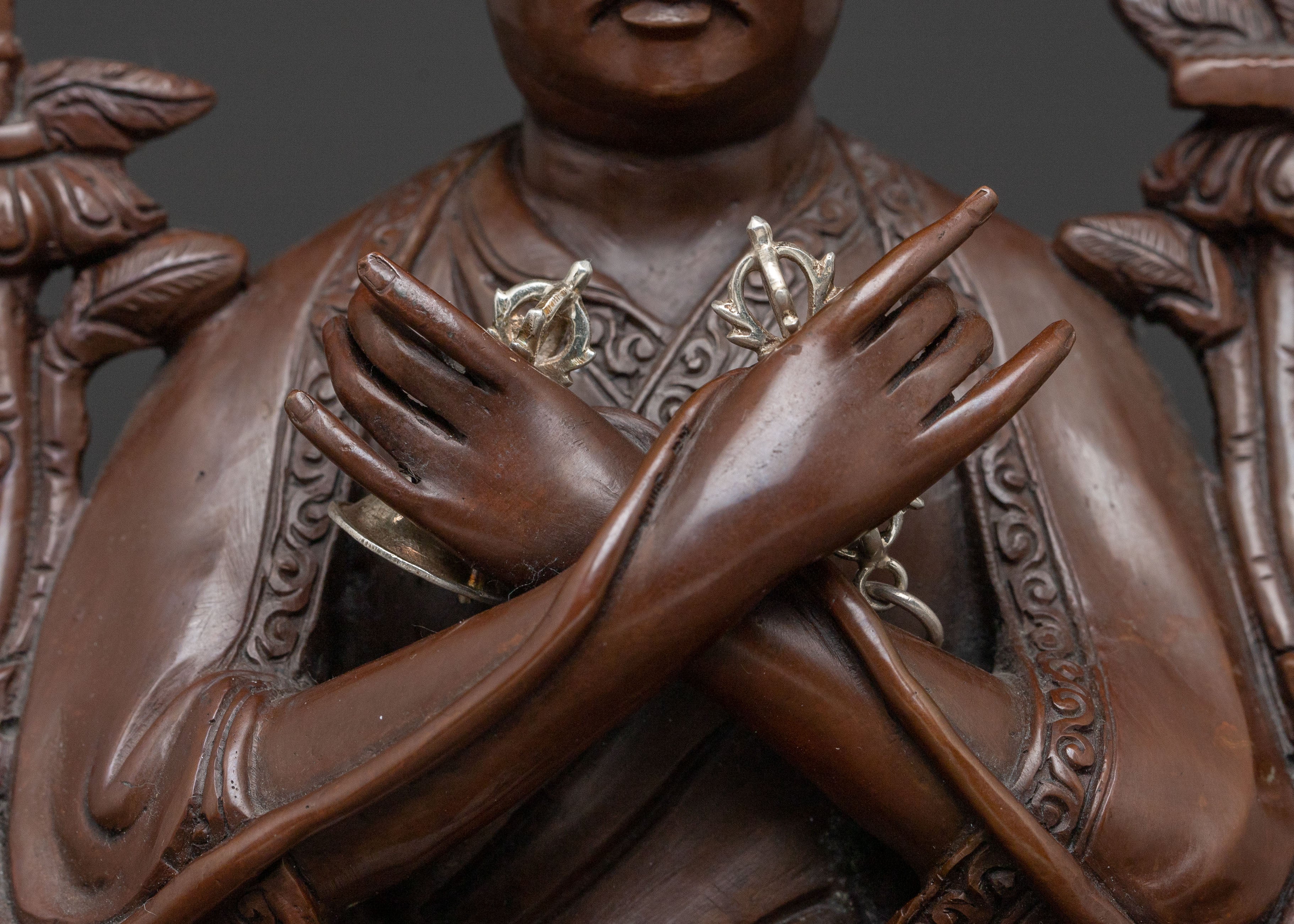 Handcrafted 16th Karmapa Traditional Statue for Altar