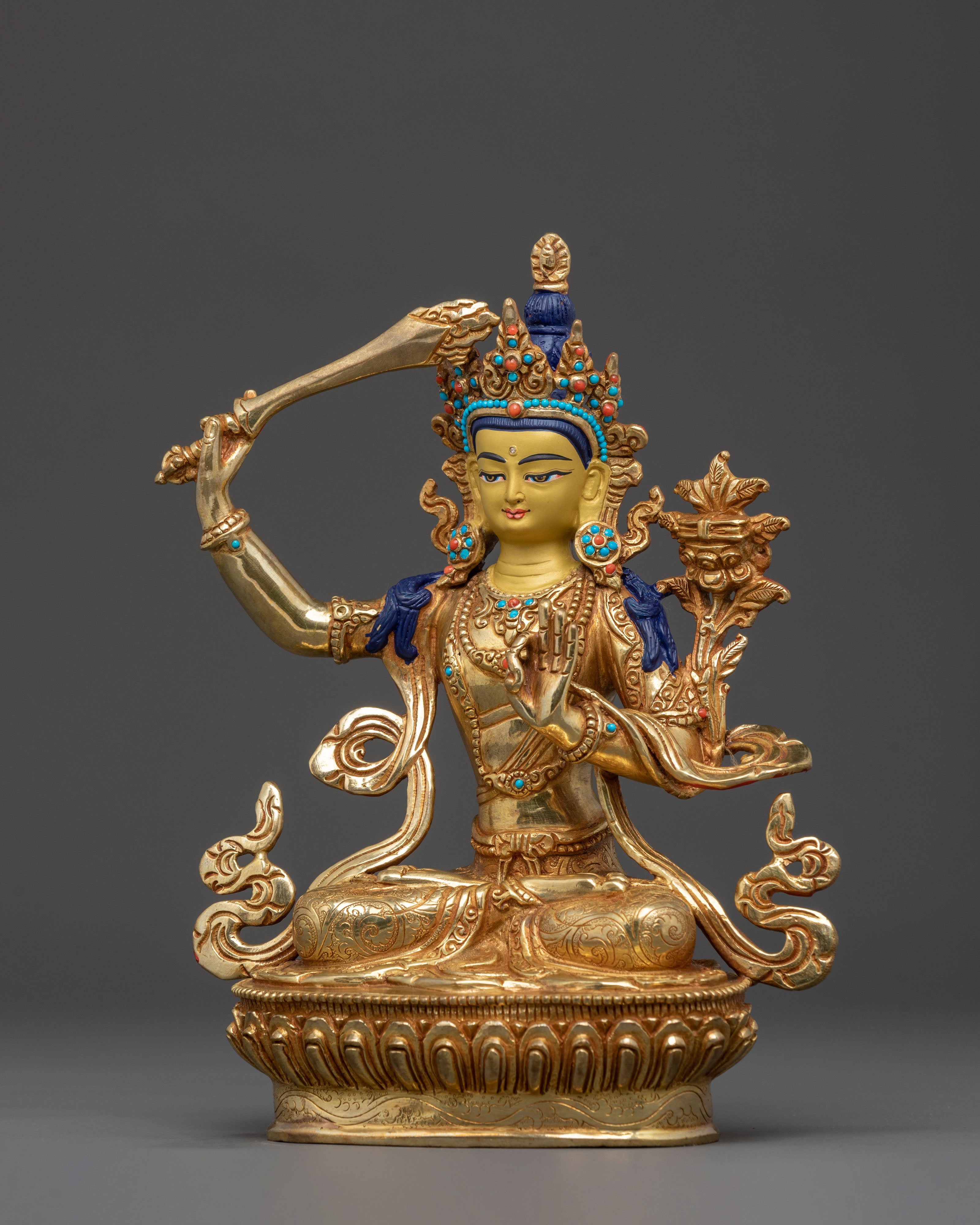 Manjushri Spiritual Statue | Symbol of Wisdom