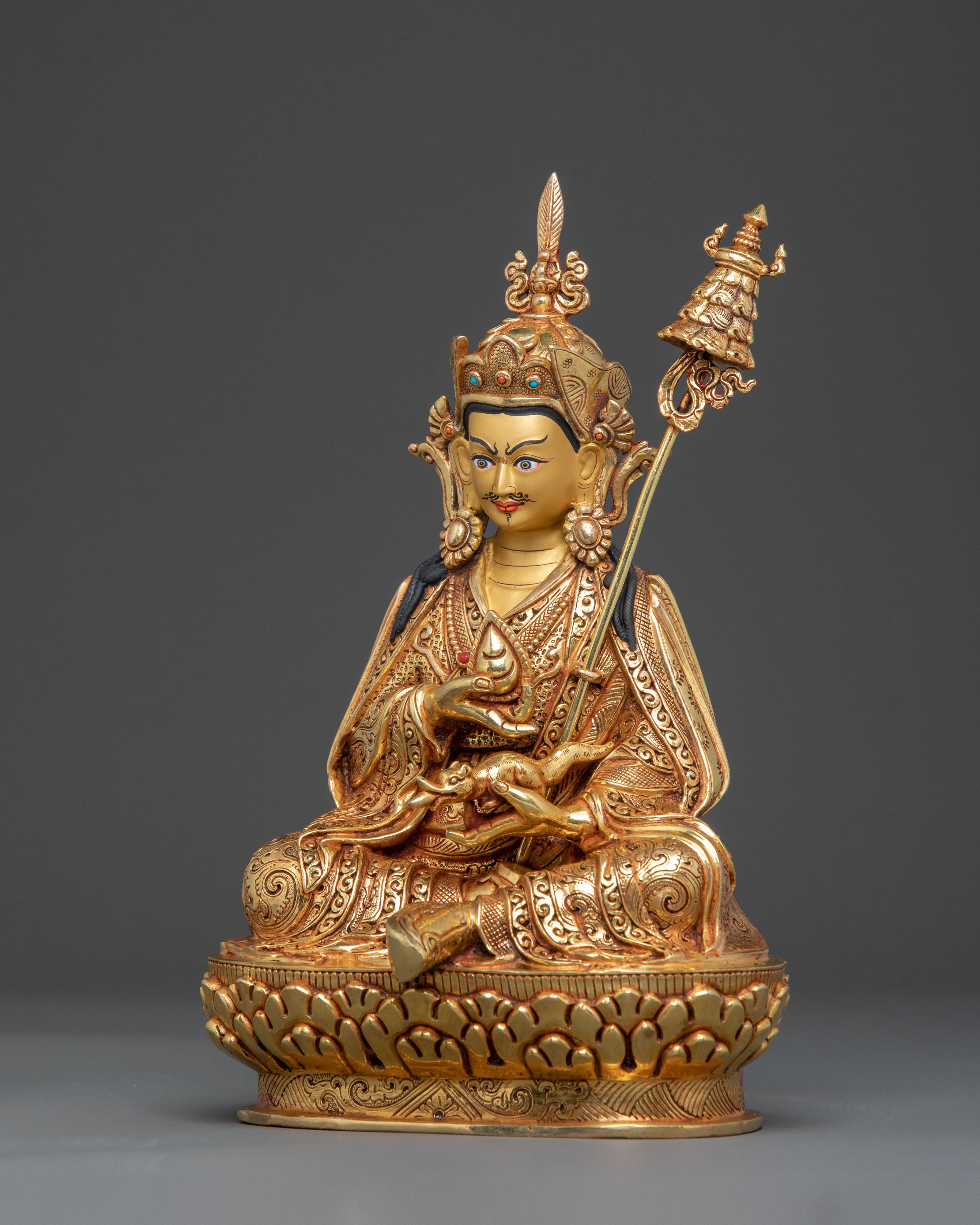 Handmade Guru Norla Statue | Buddhist Master