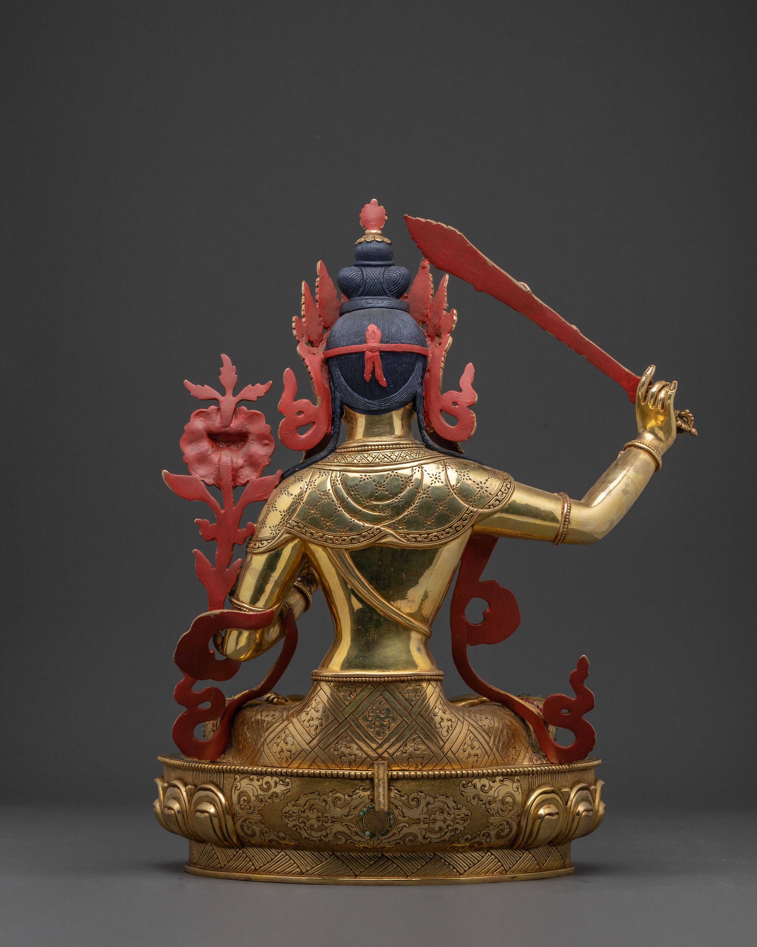 Manjushri Traditional Statue: The Supreme Wisdom Bodhisattva