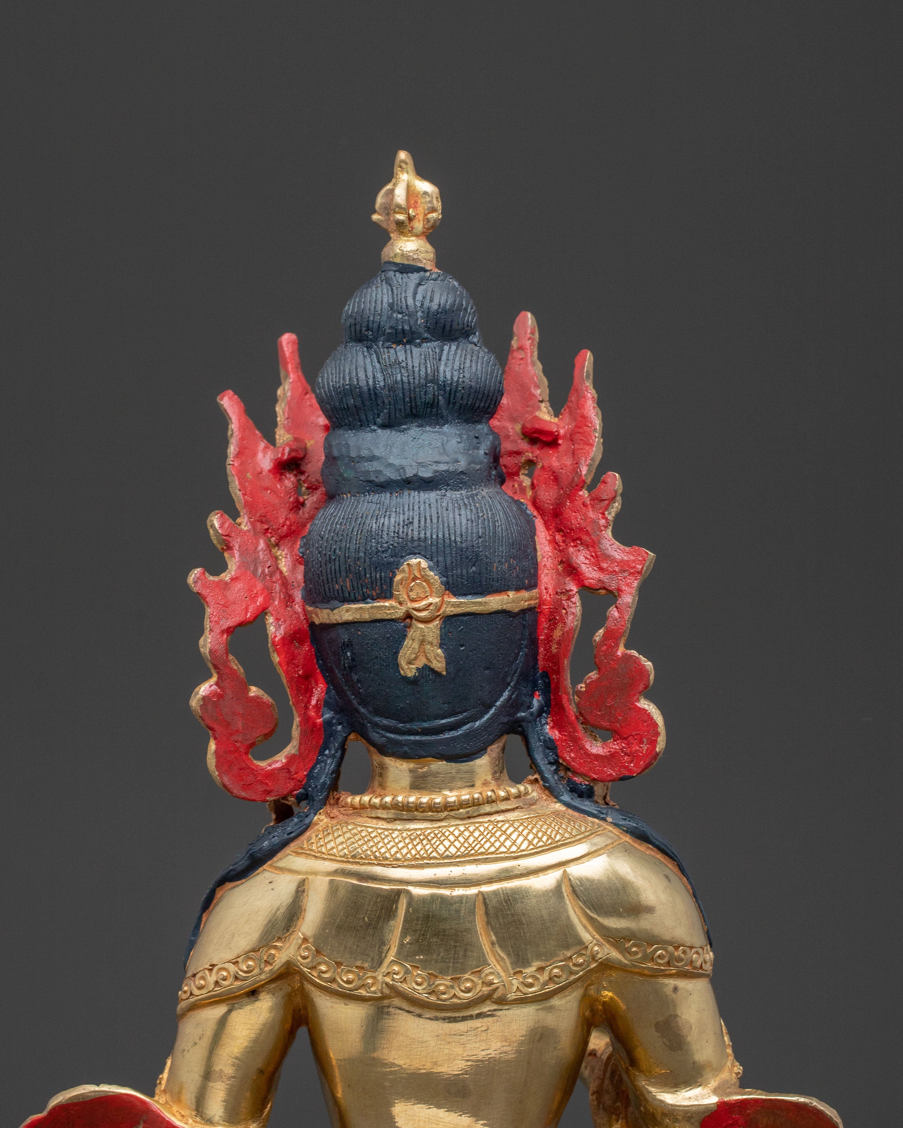 Divine Vajrasattva Golden Statue | 24k Gold Glided Sculpture