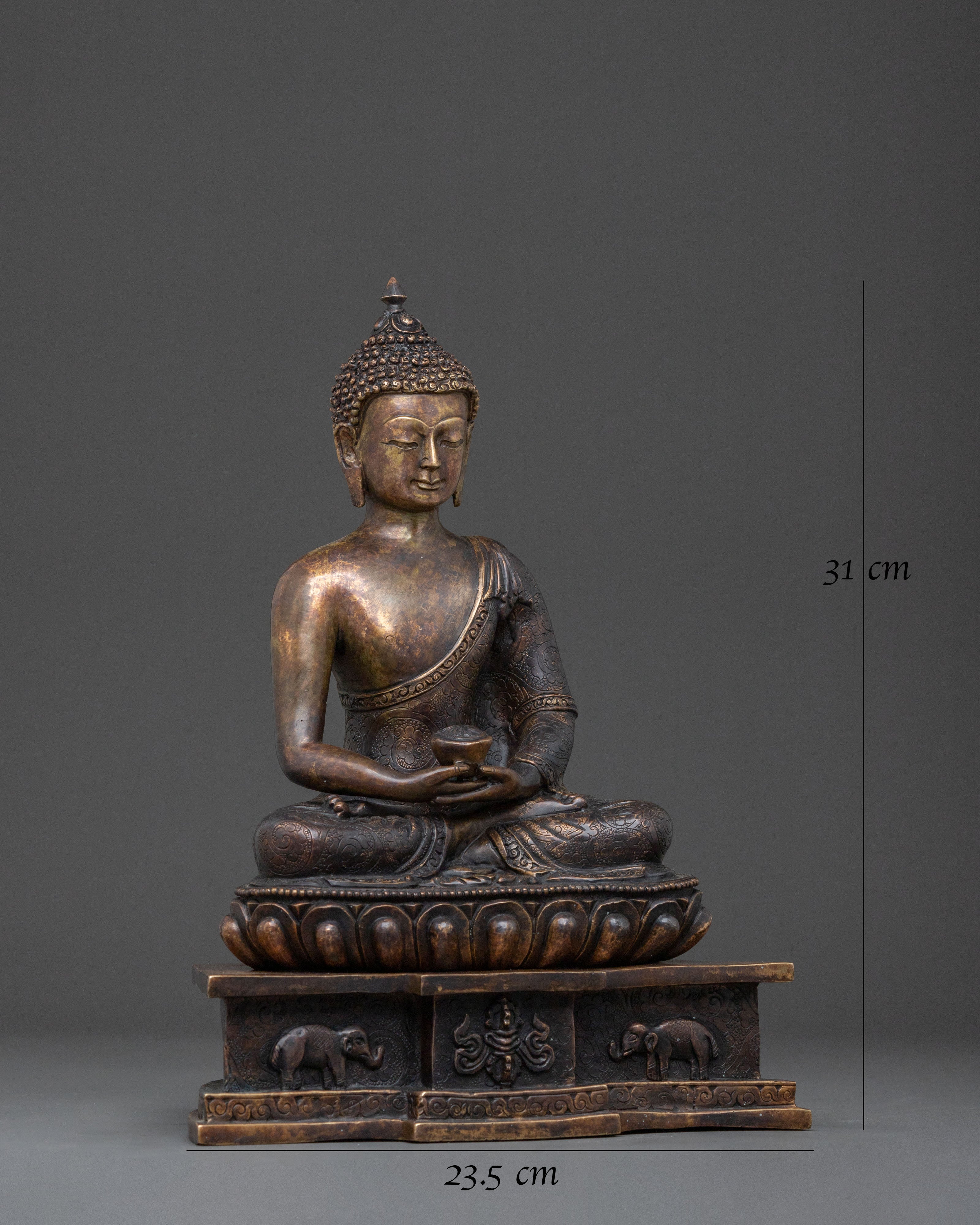 Amitabha Meditation Statue |  Buddha of Infinite Light and Compassion