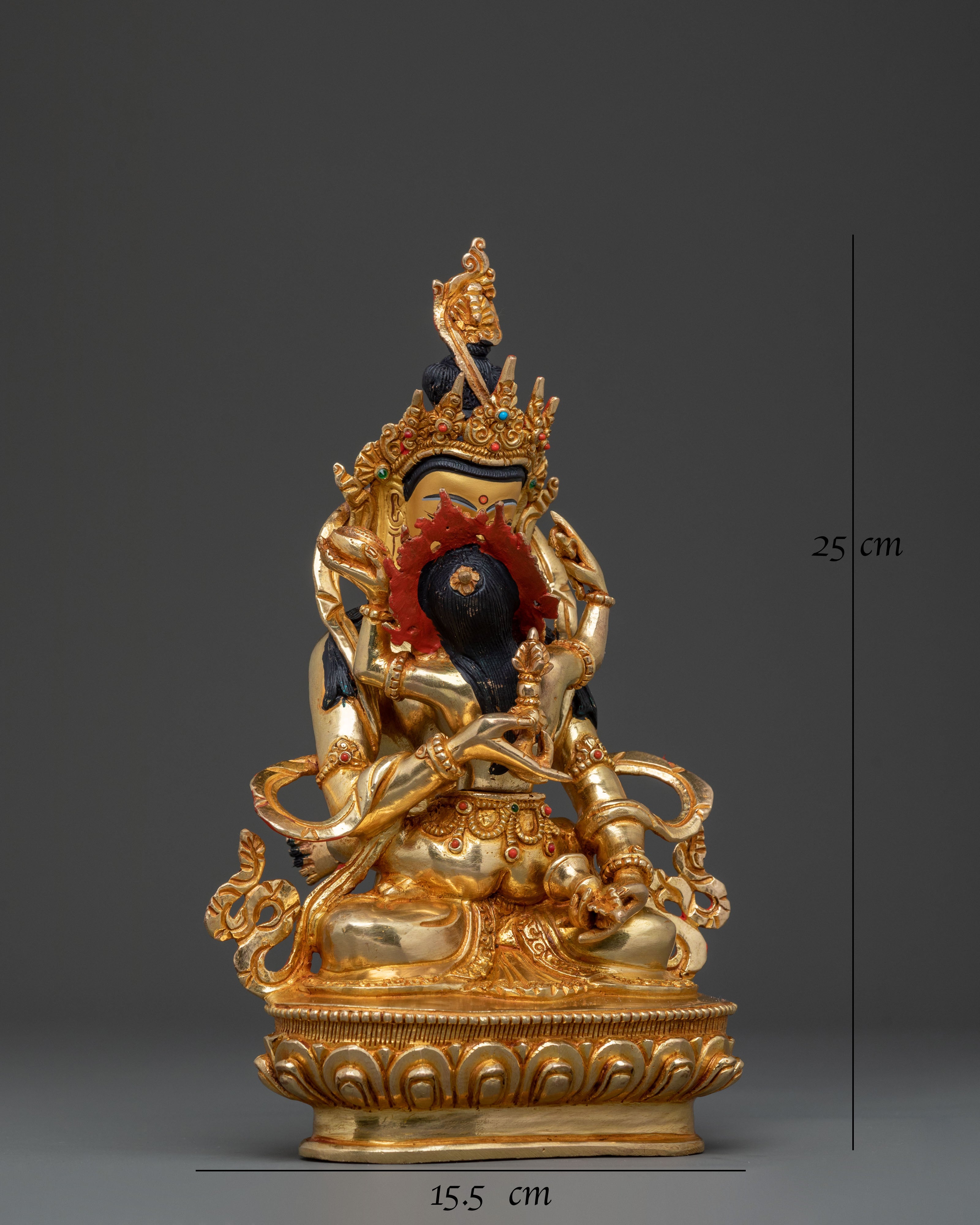Vajrasattva Sculpture with Vajragarvi | Sacred Union of Purification