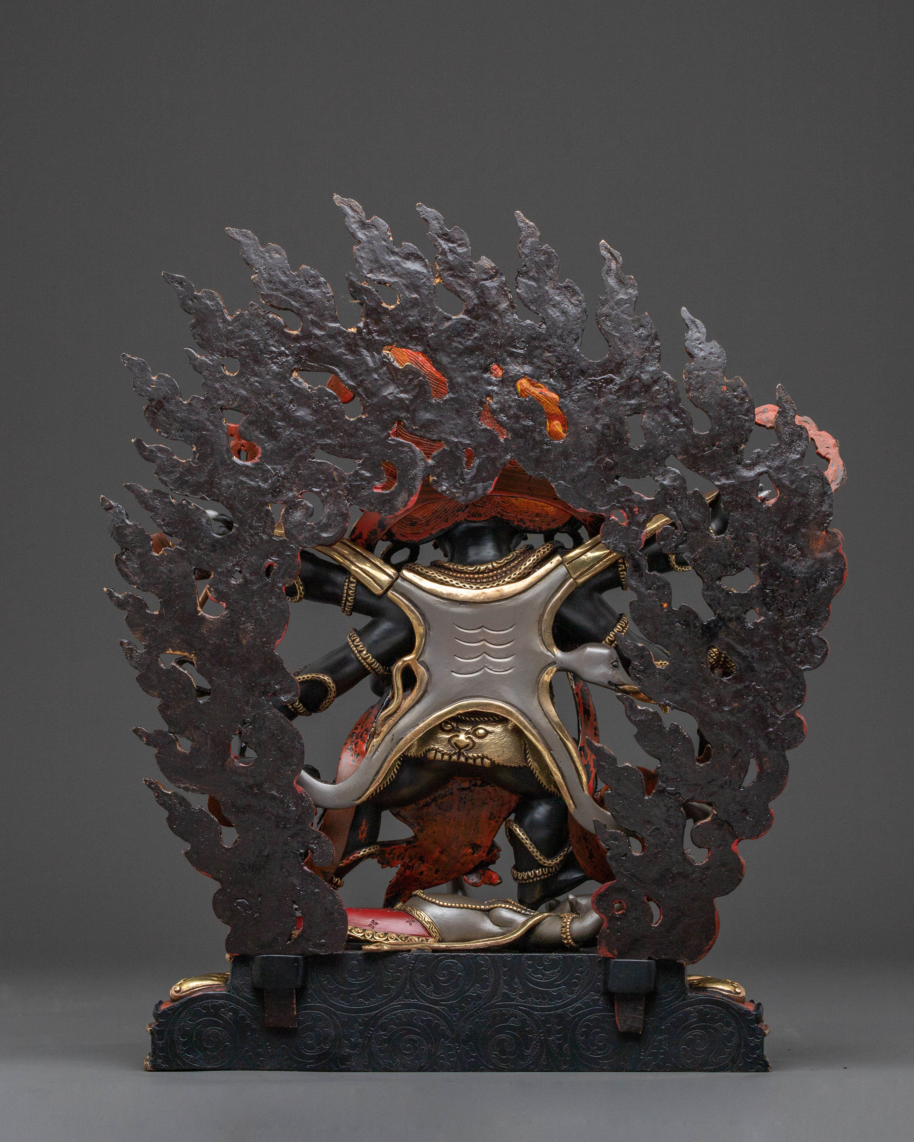 Six Armed Mahakala Divine Statue | Spiritual Decor