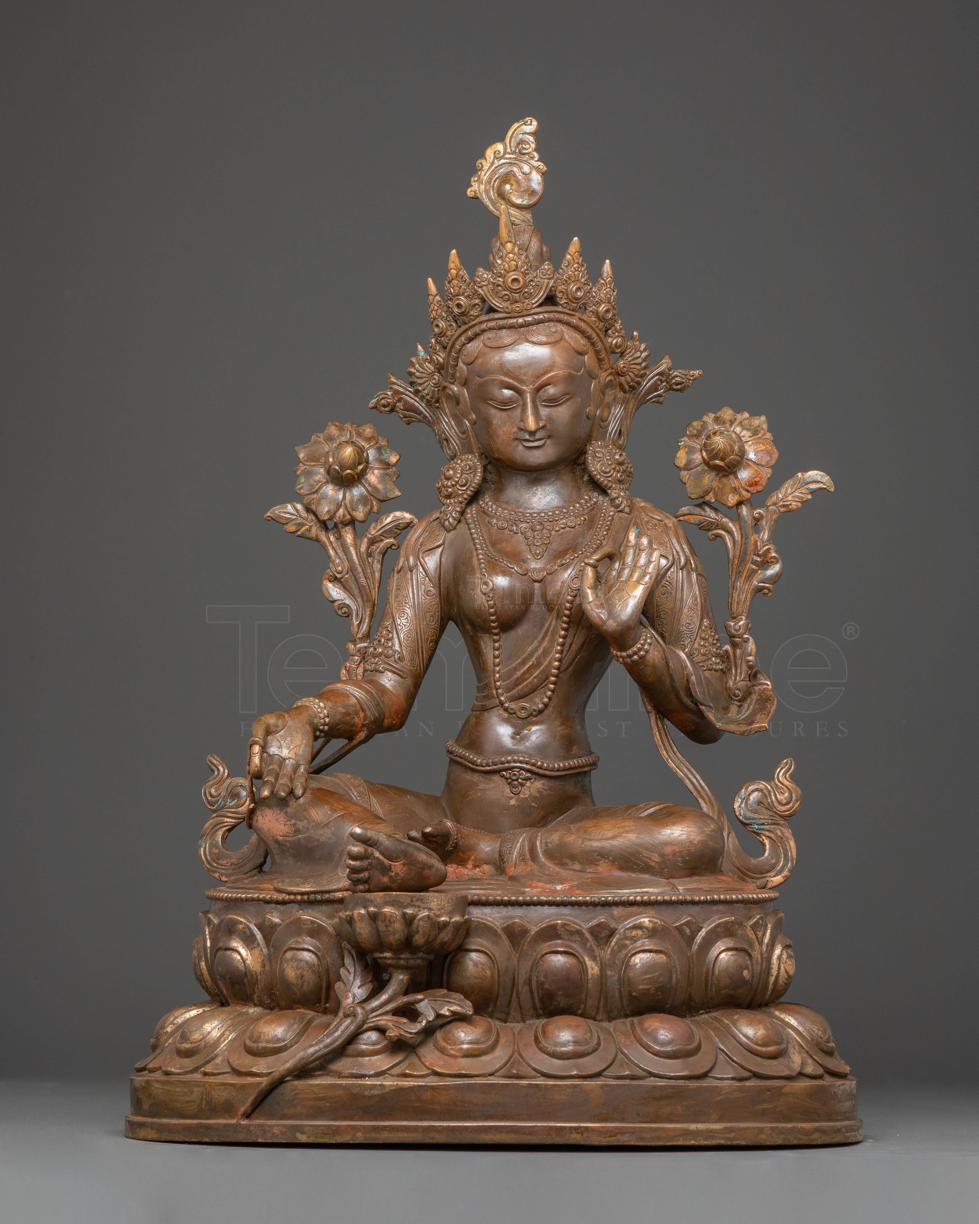 Green Tara Statue of Love