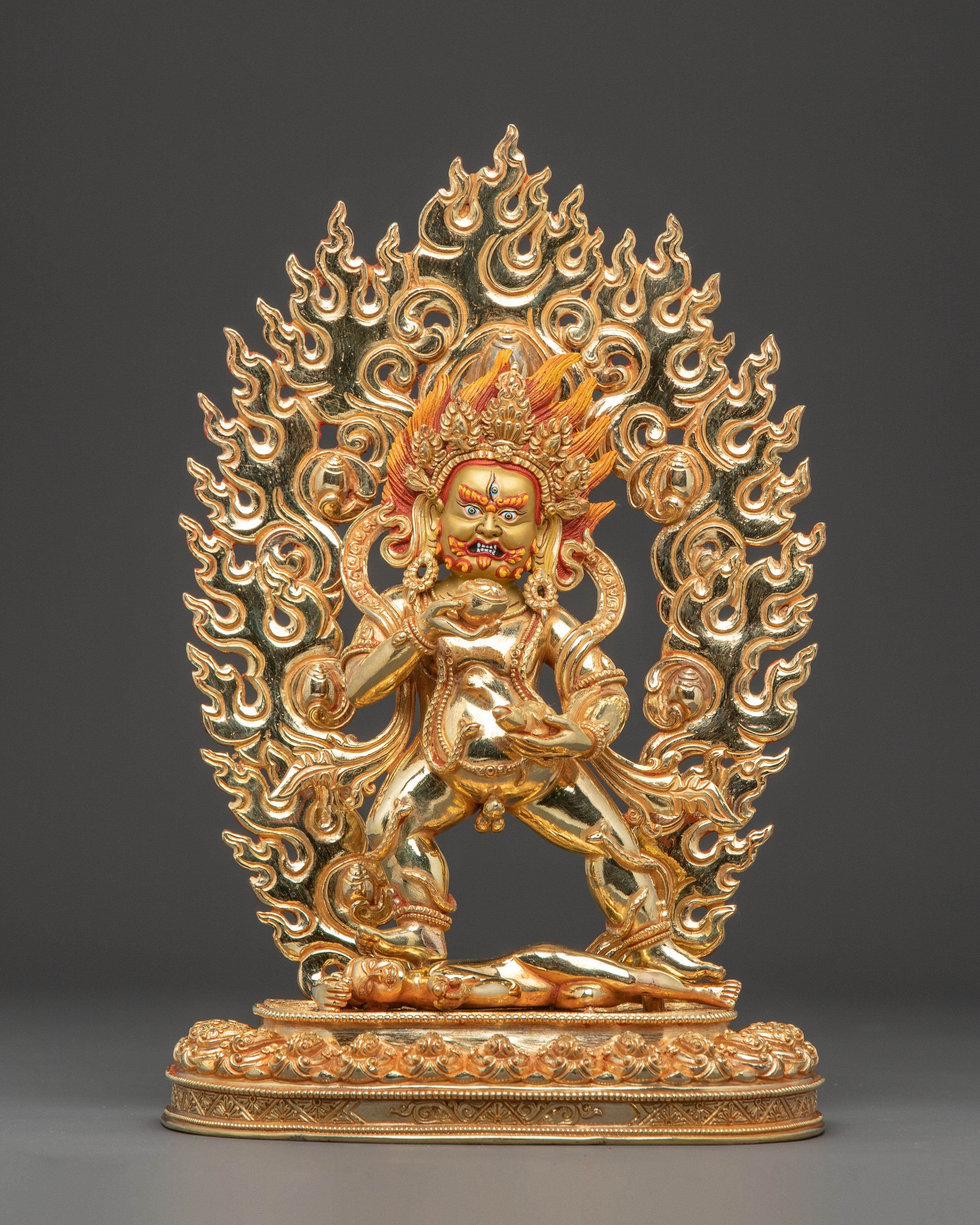 Black Dzambhala Statue: Abundance of Wealth