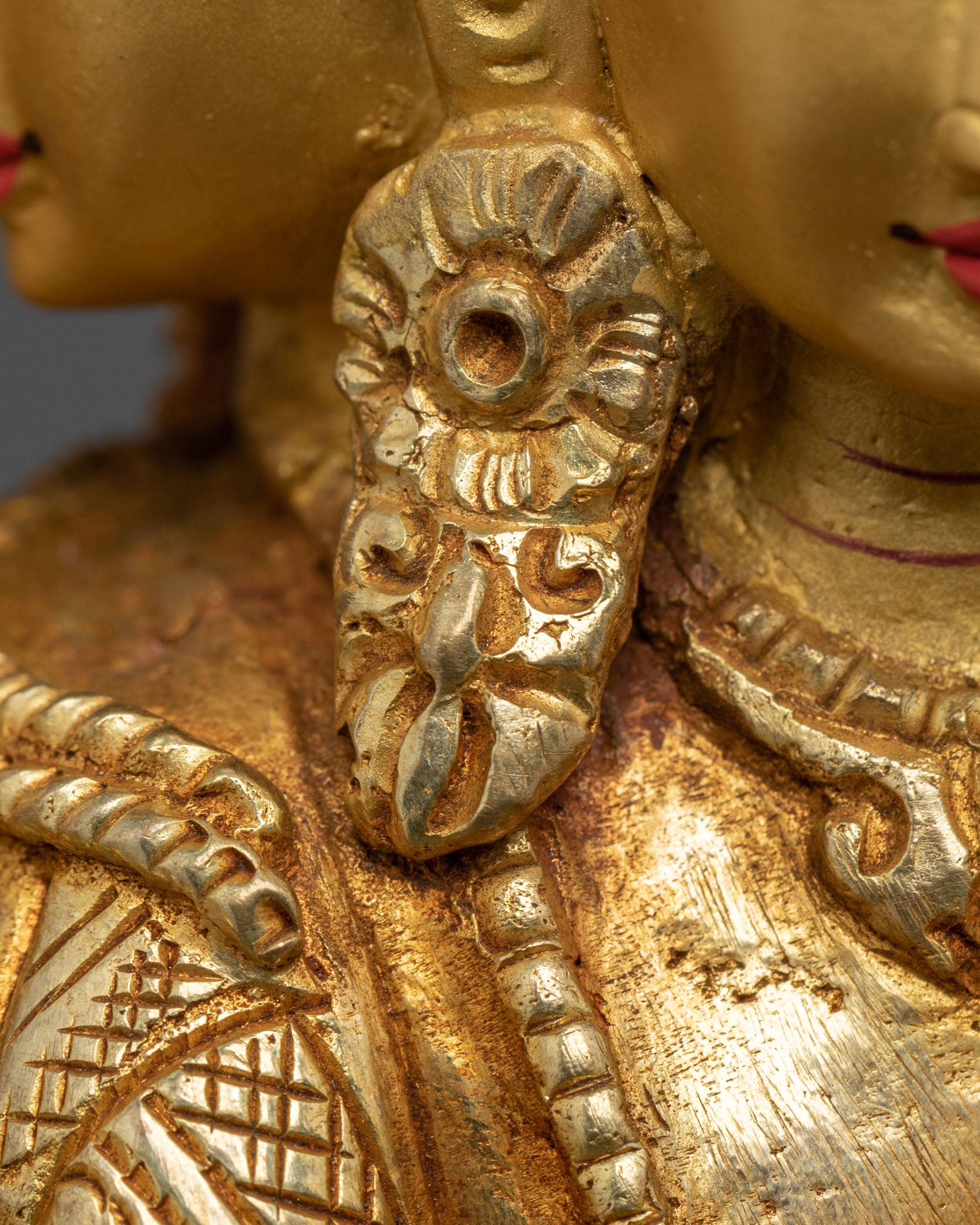 1000 Armed Chenrezig Spiritual Sculpture with 24K Gold Gilded