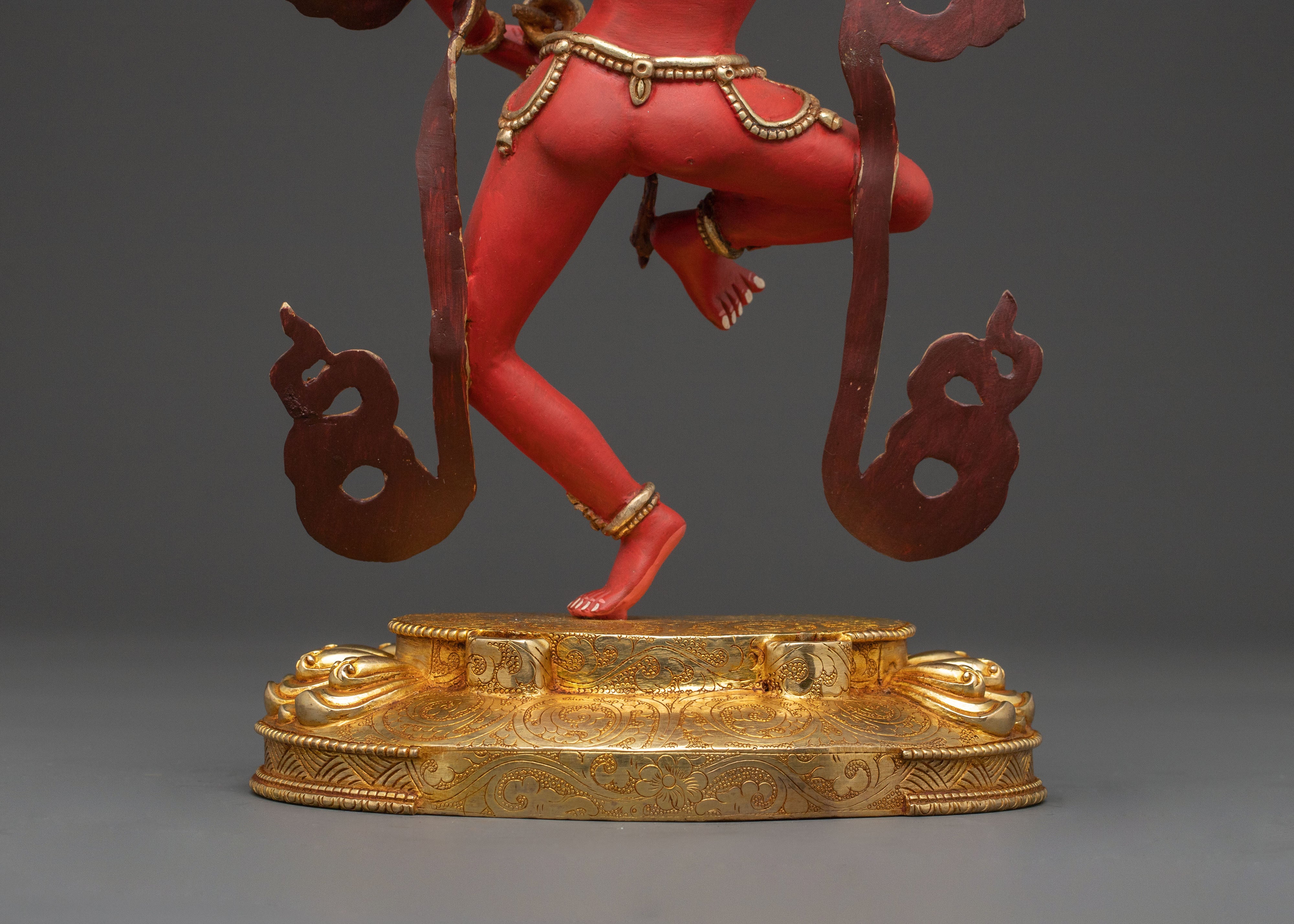 Divine Statue of Machig Labdron – Hand-Gilded Copper Statue