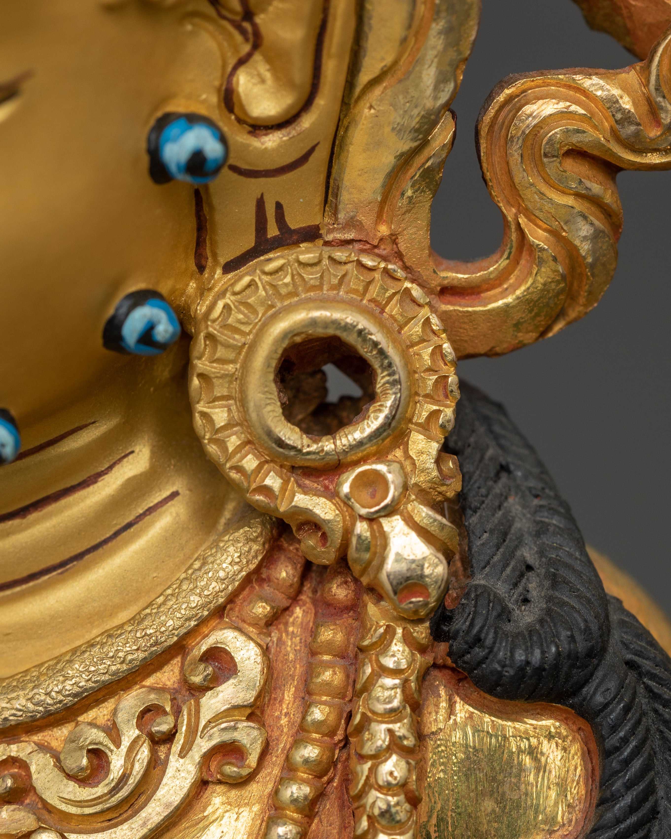 Handcrafted Wealth Icon Dzambhala Statue | Prosperity Deity