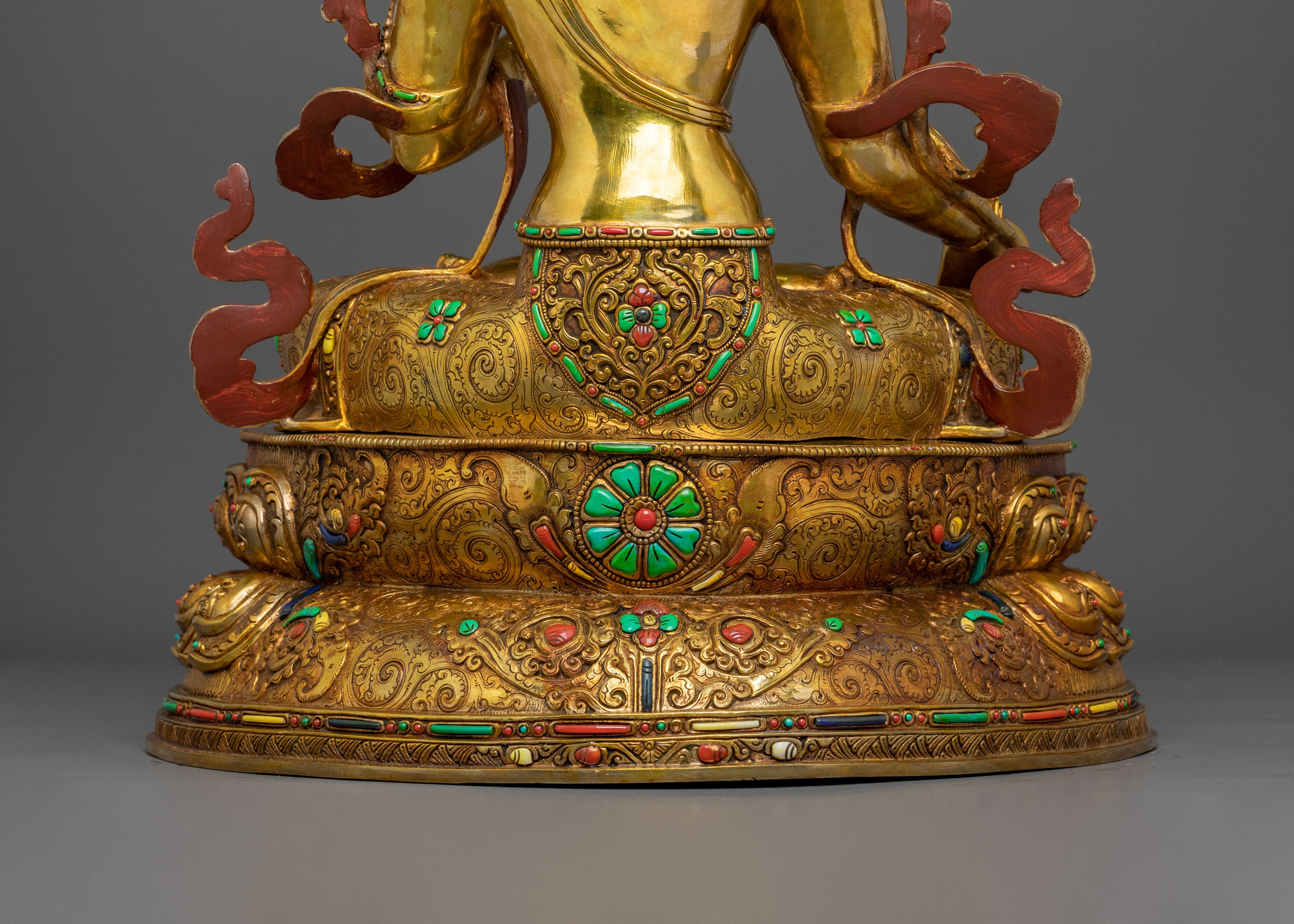 Tibetan Buddhist Goddess White Tara Statue | Longevity Deity Sculpture