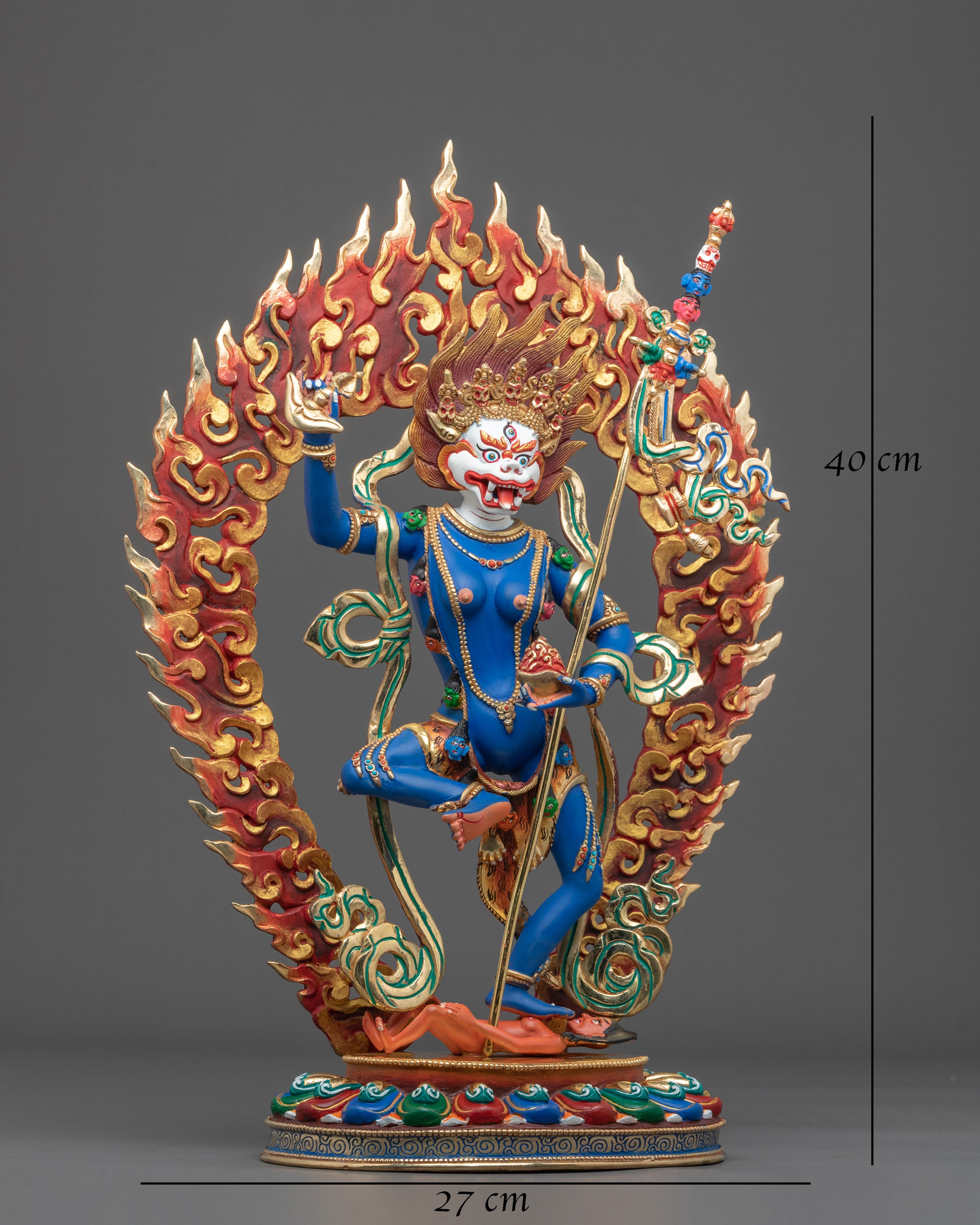 Sacred Protector Shima Mukha Statue | Sacred Protector of Vajrayana Buddhism