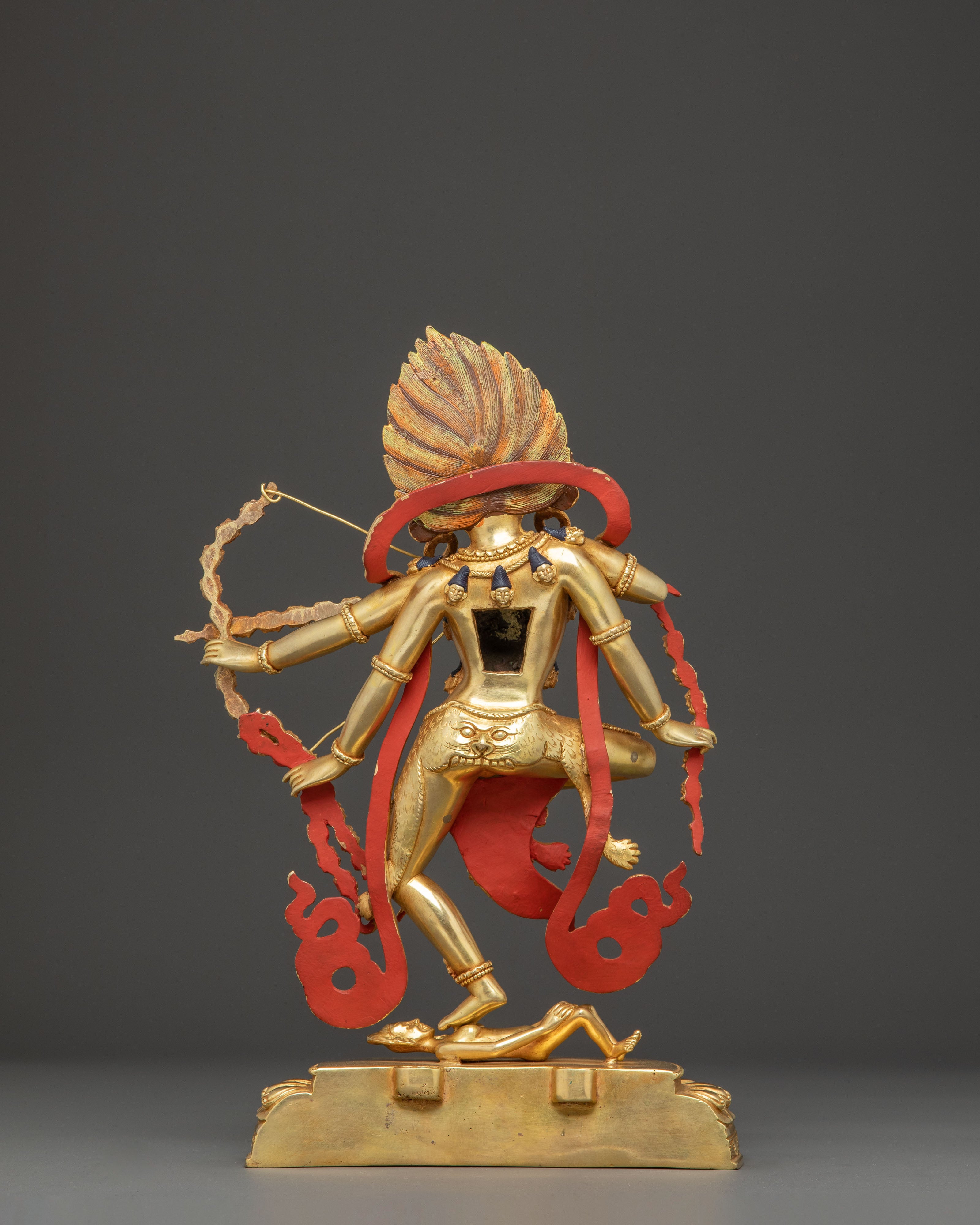 Handcrafted Kurukulla Statue Goddess of Attraction | Tantric Protector