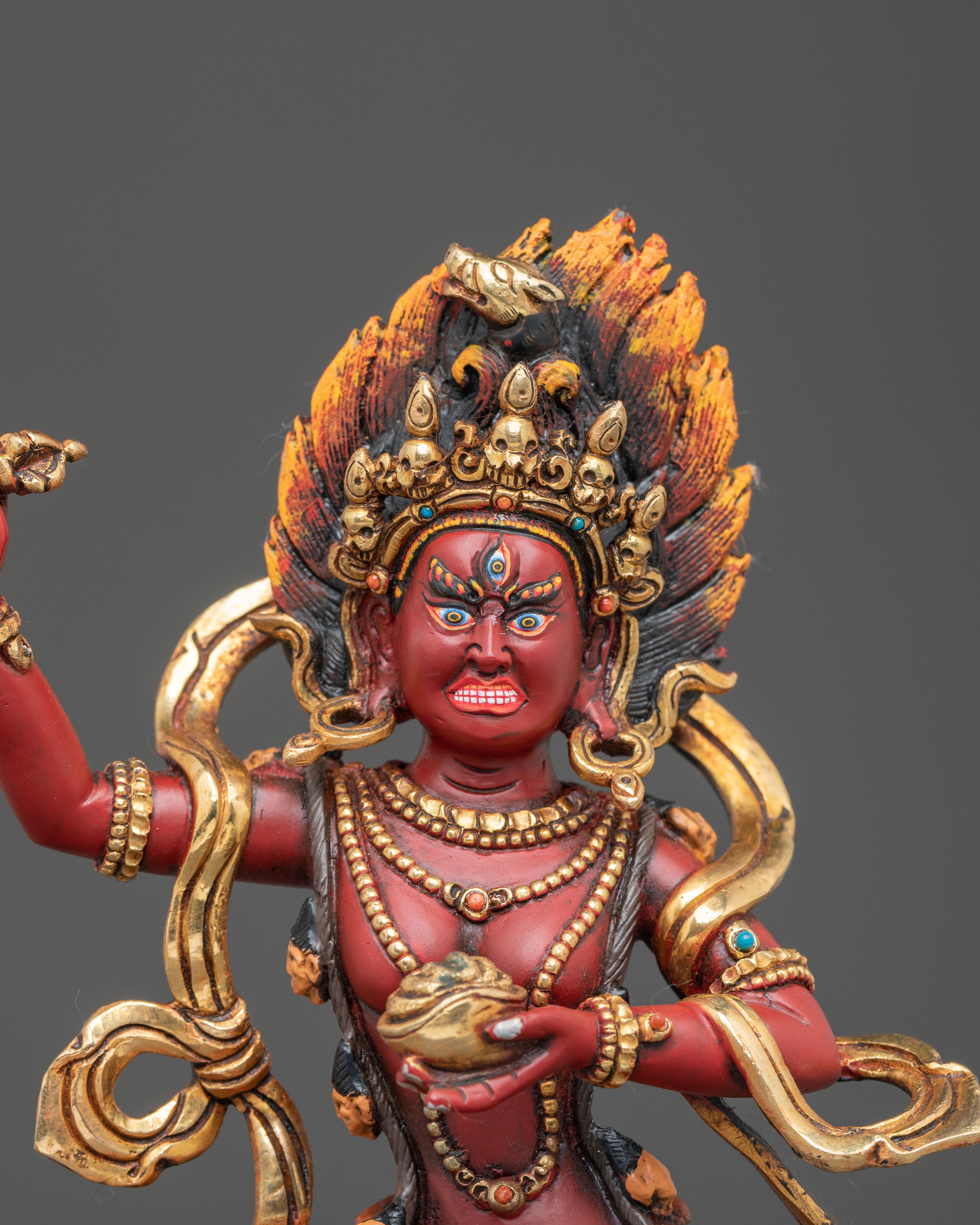 Dorje Phagmo Copper Handmade Statue | Feminine Wisdom Deity
