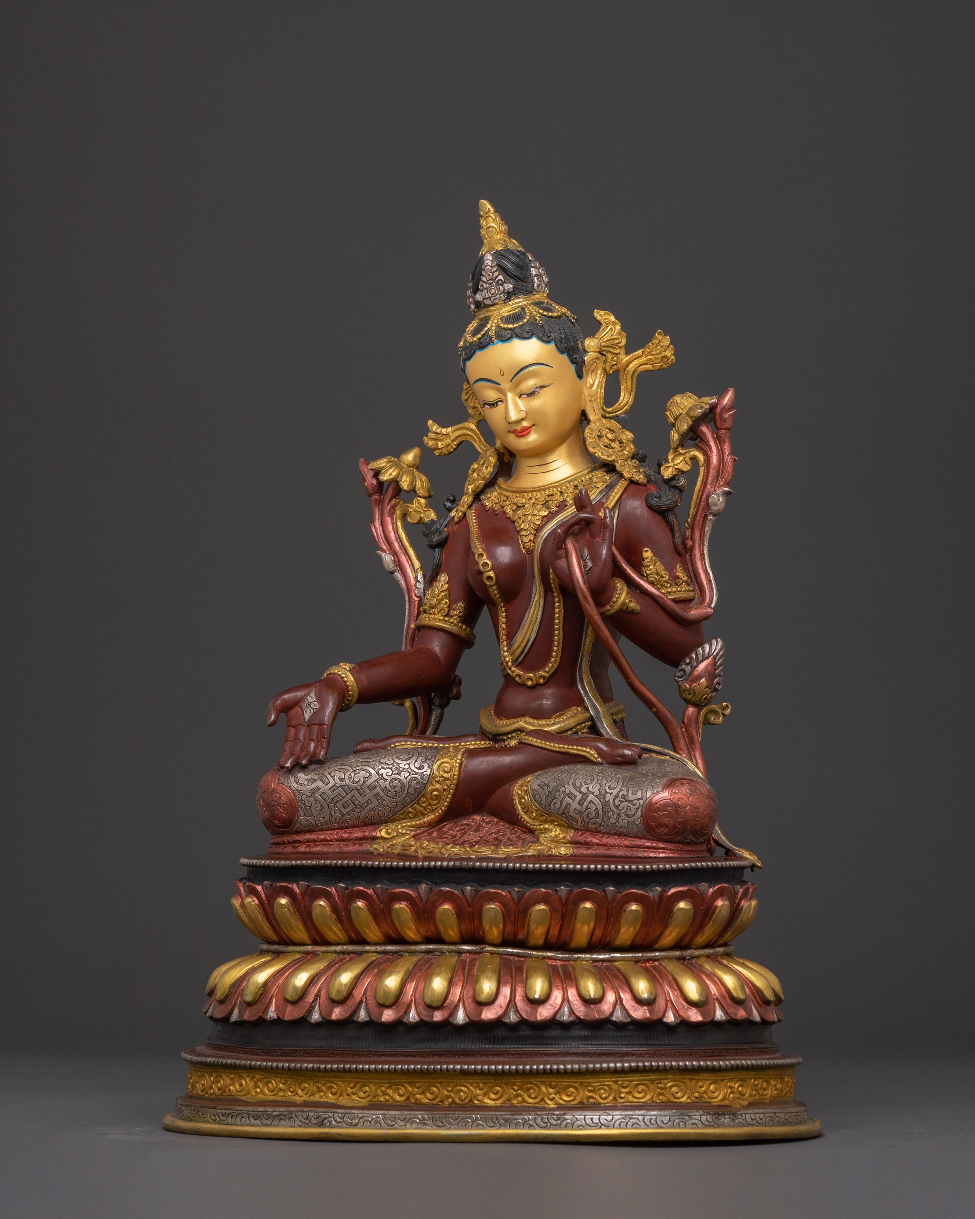 White Tara Spiritual Statue | Grace of Purity and Peace